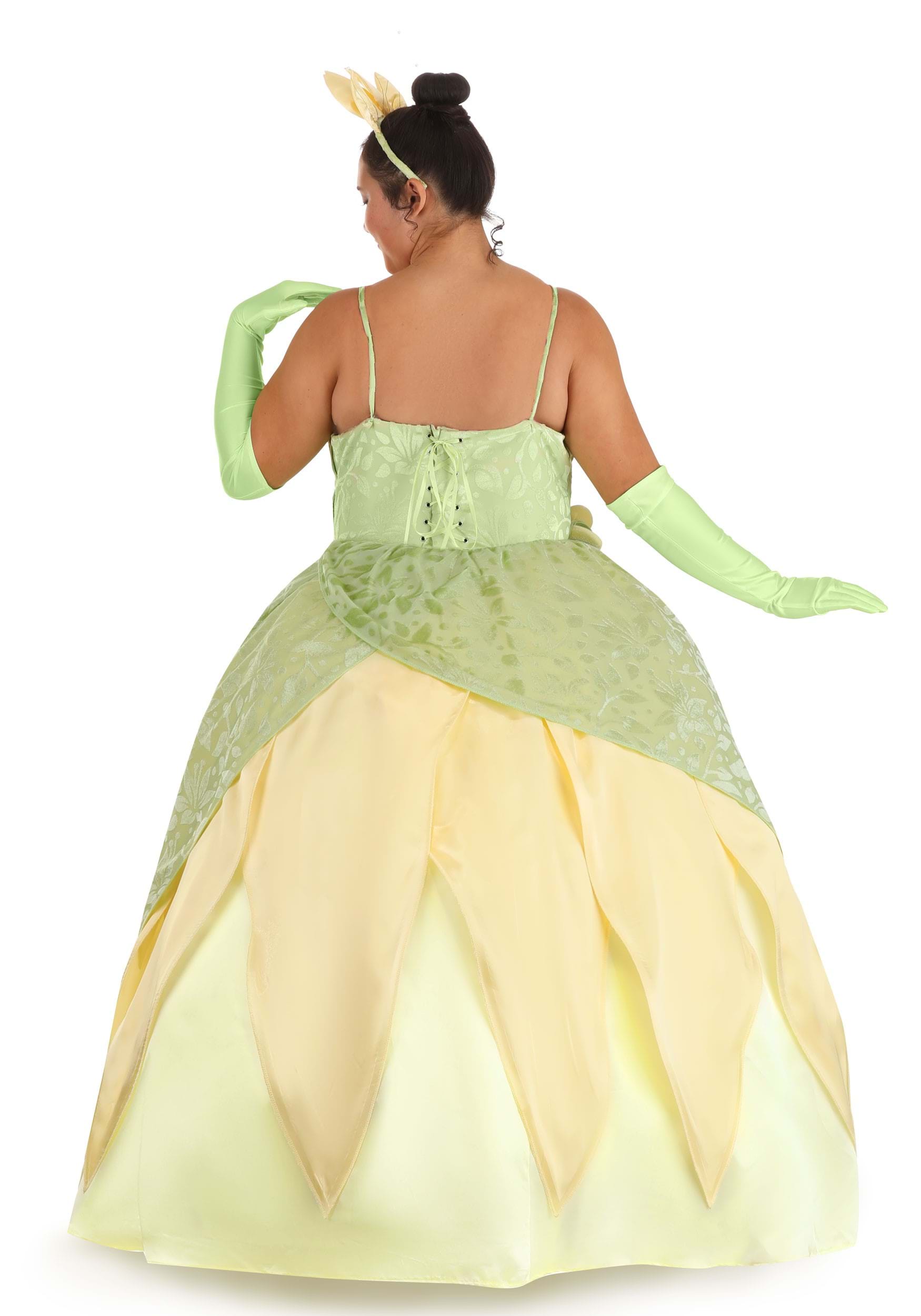 Women's Plus Size Deluxe The Princess and the Frog Tiana Disney Costume
