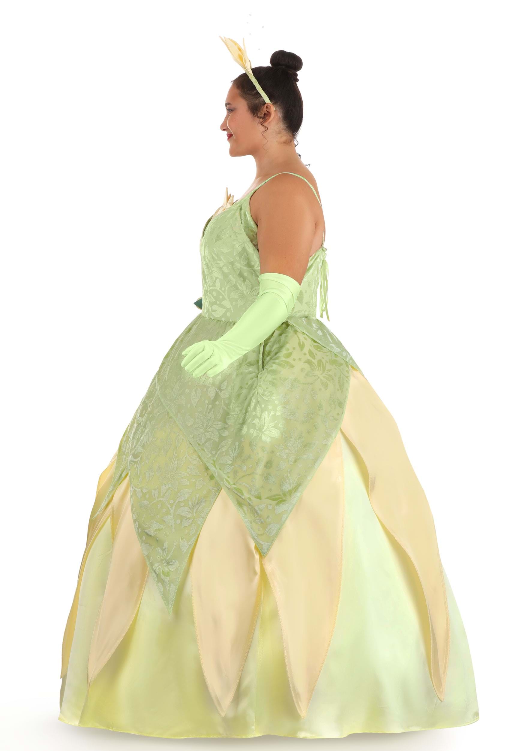 Women's Plus Size Deluxe The Princess and the Frog Tiana Disney Costume
