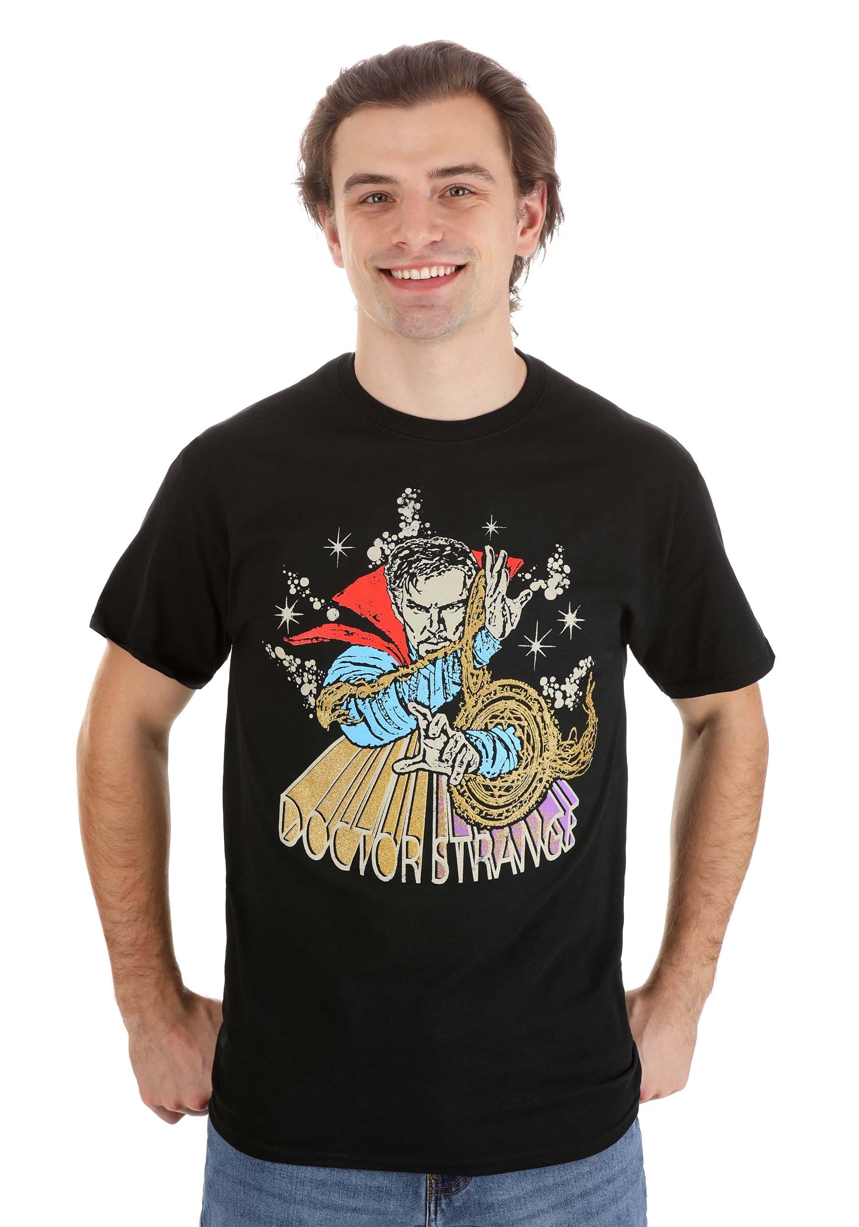 Men's Marvel Doctor Stanger Black T-Shirt 2 Men's Marvel Doctor Stanger Black T-Shirt