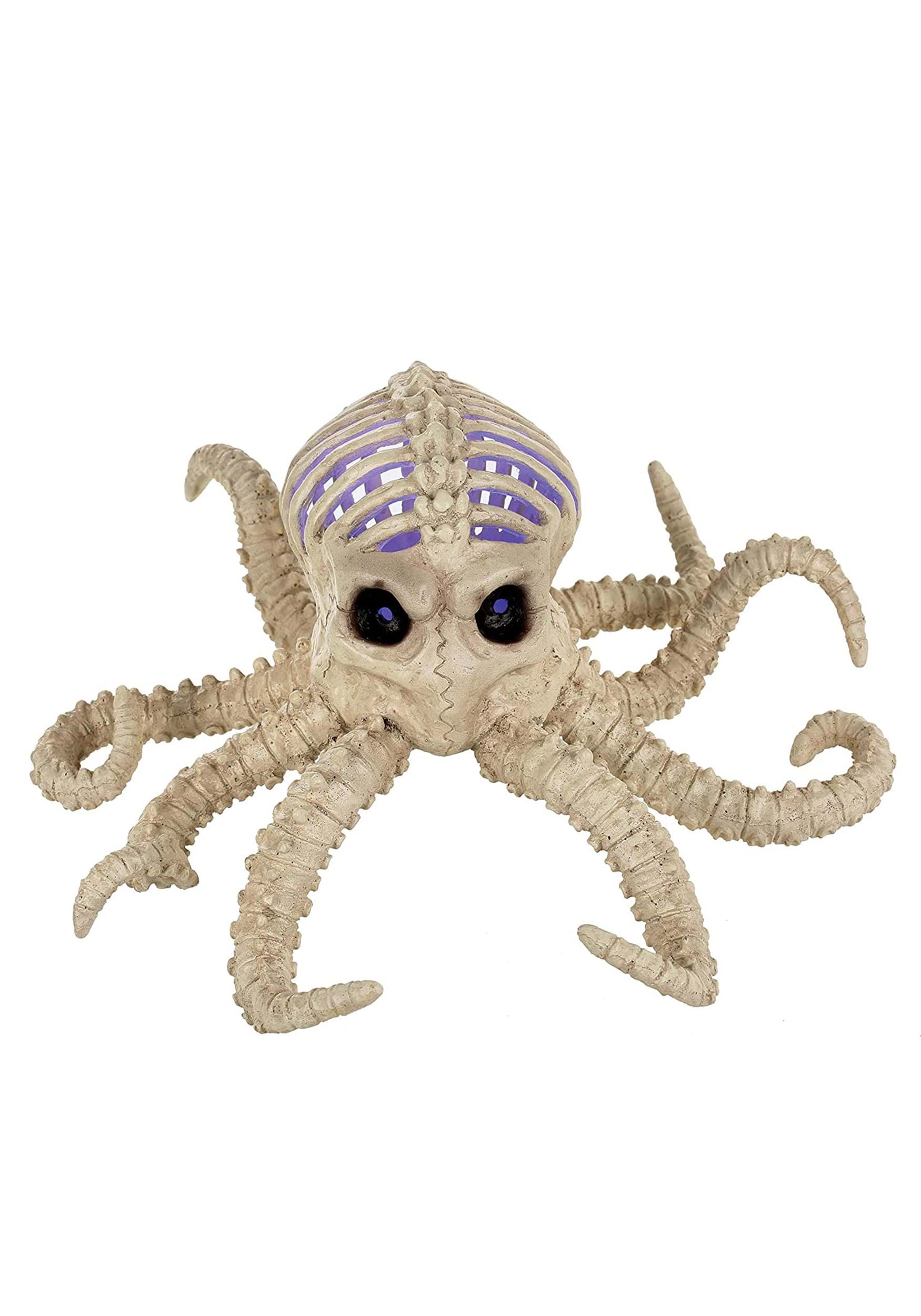 12-Inch Octopus Skeleton Light Up Decoration