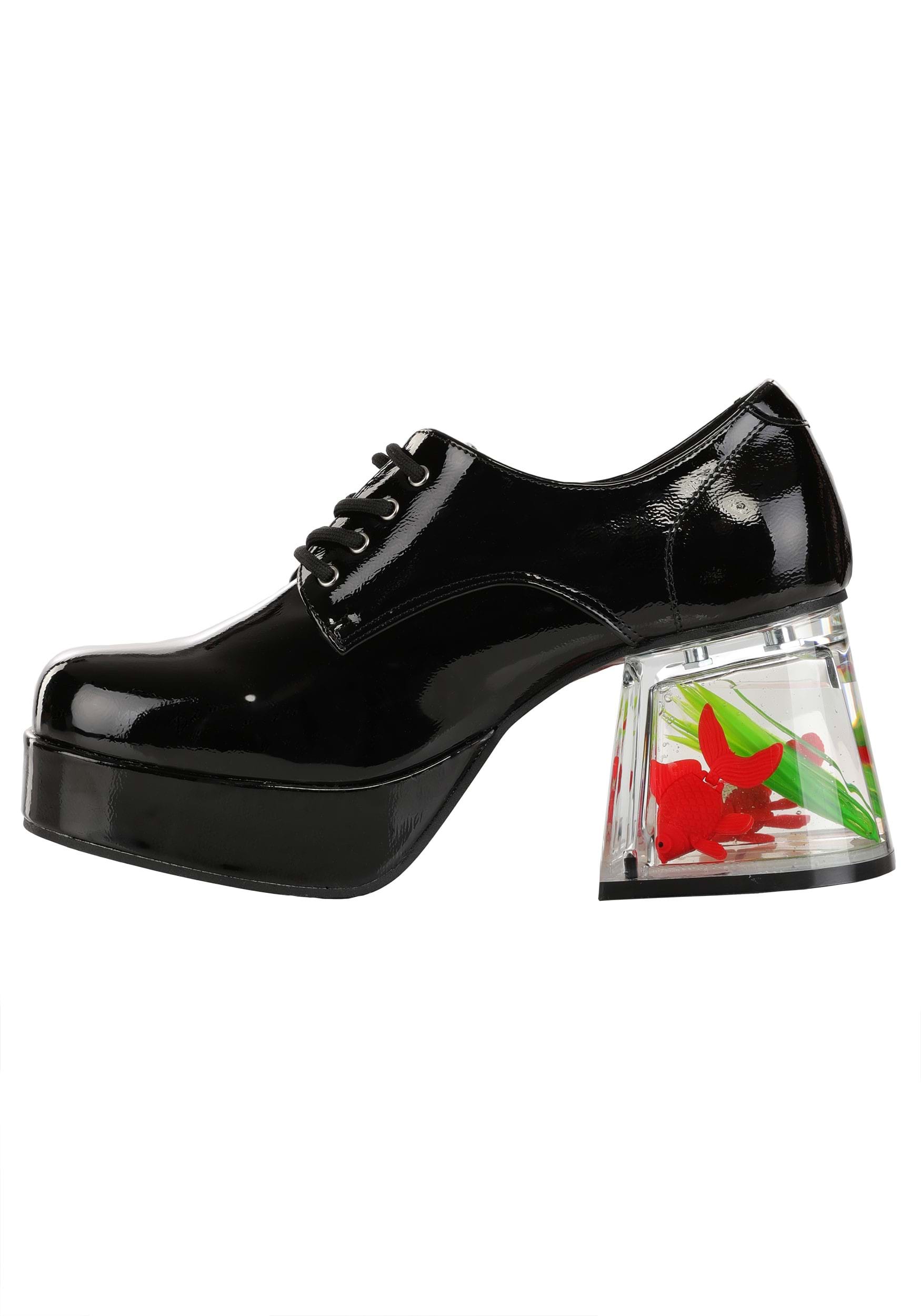 Black Goldfish Pimp Shoes for Adults 3 Black Goldfish Pimp Shoes for Adults