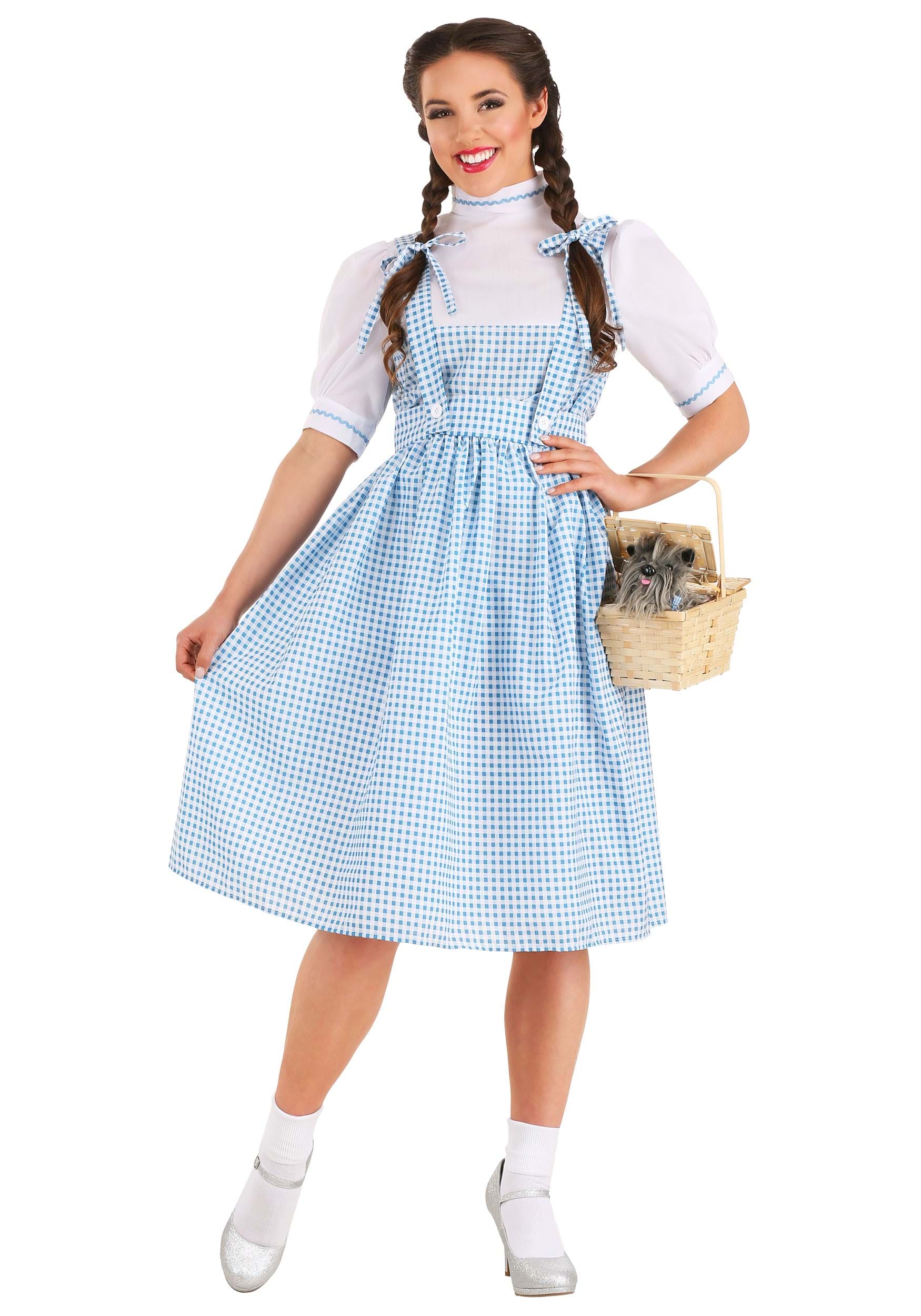 Kansas Girl Long Dress Costume for Women