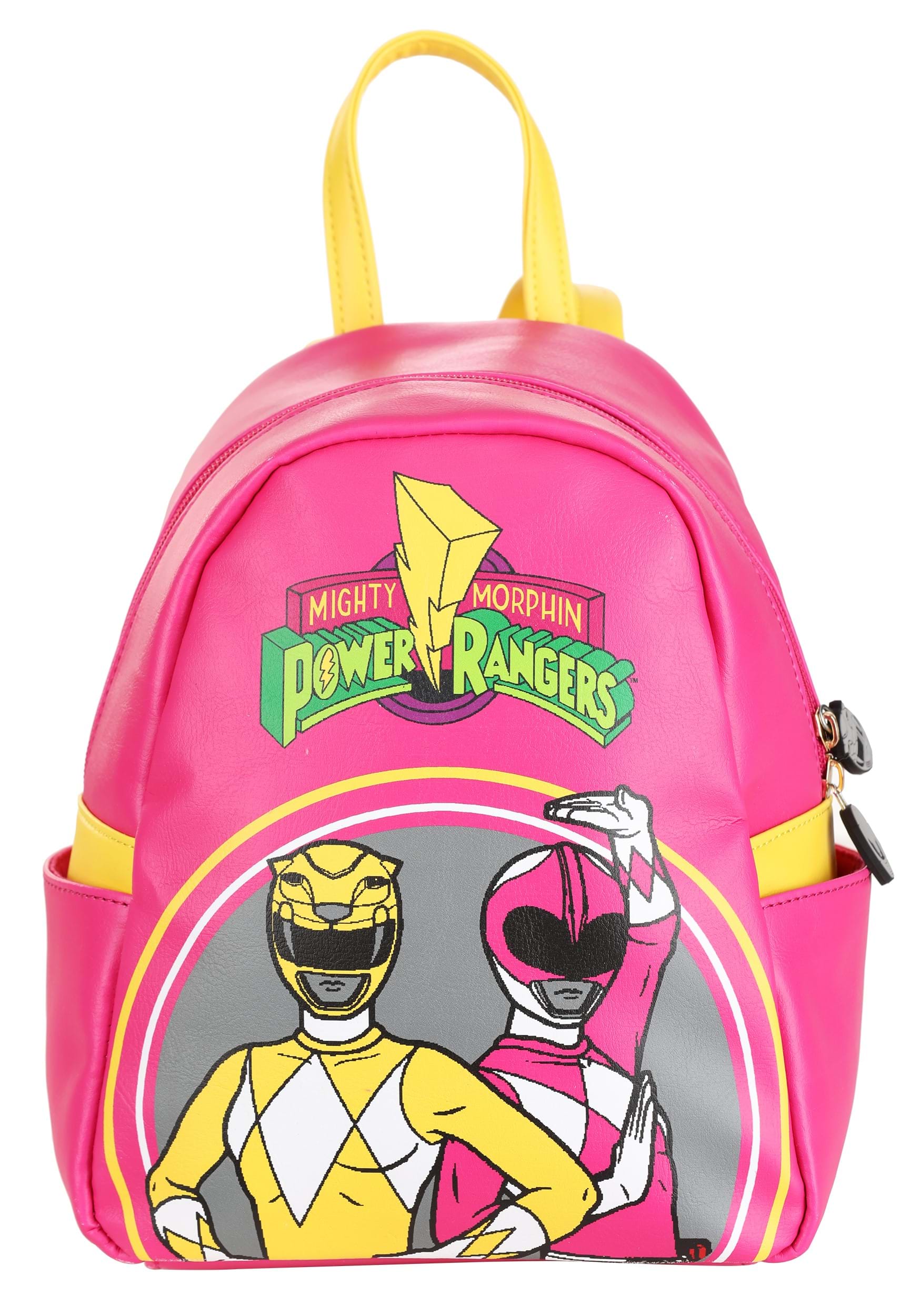 Yellow & Pink Power Rangers Mini Backpack 5 Yellow & Pink Power Rangers Mini Backpack