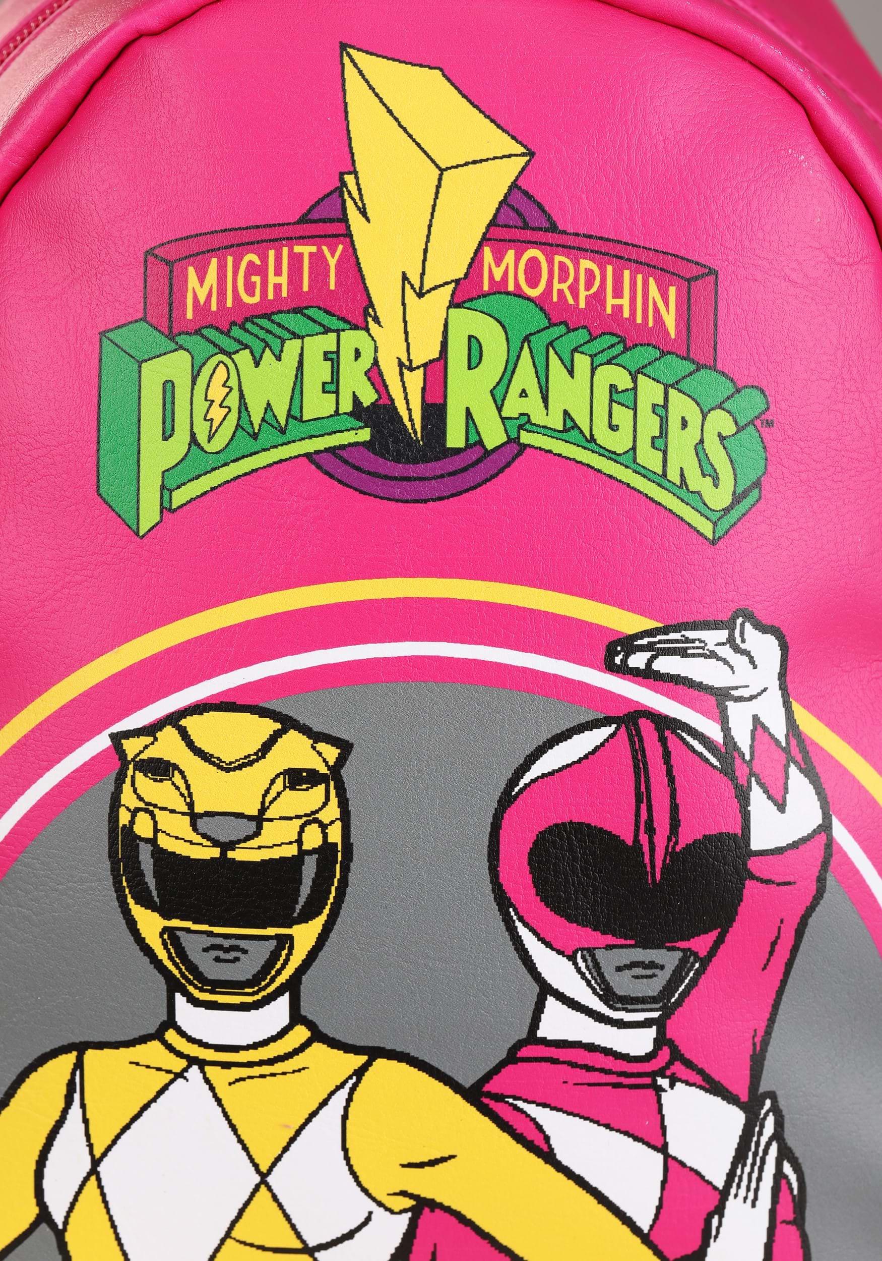 Yellow & Pink Power Rangers Mini Backpack 7 Yellow & Pink Power Rangers Mini Backpack