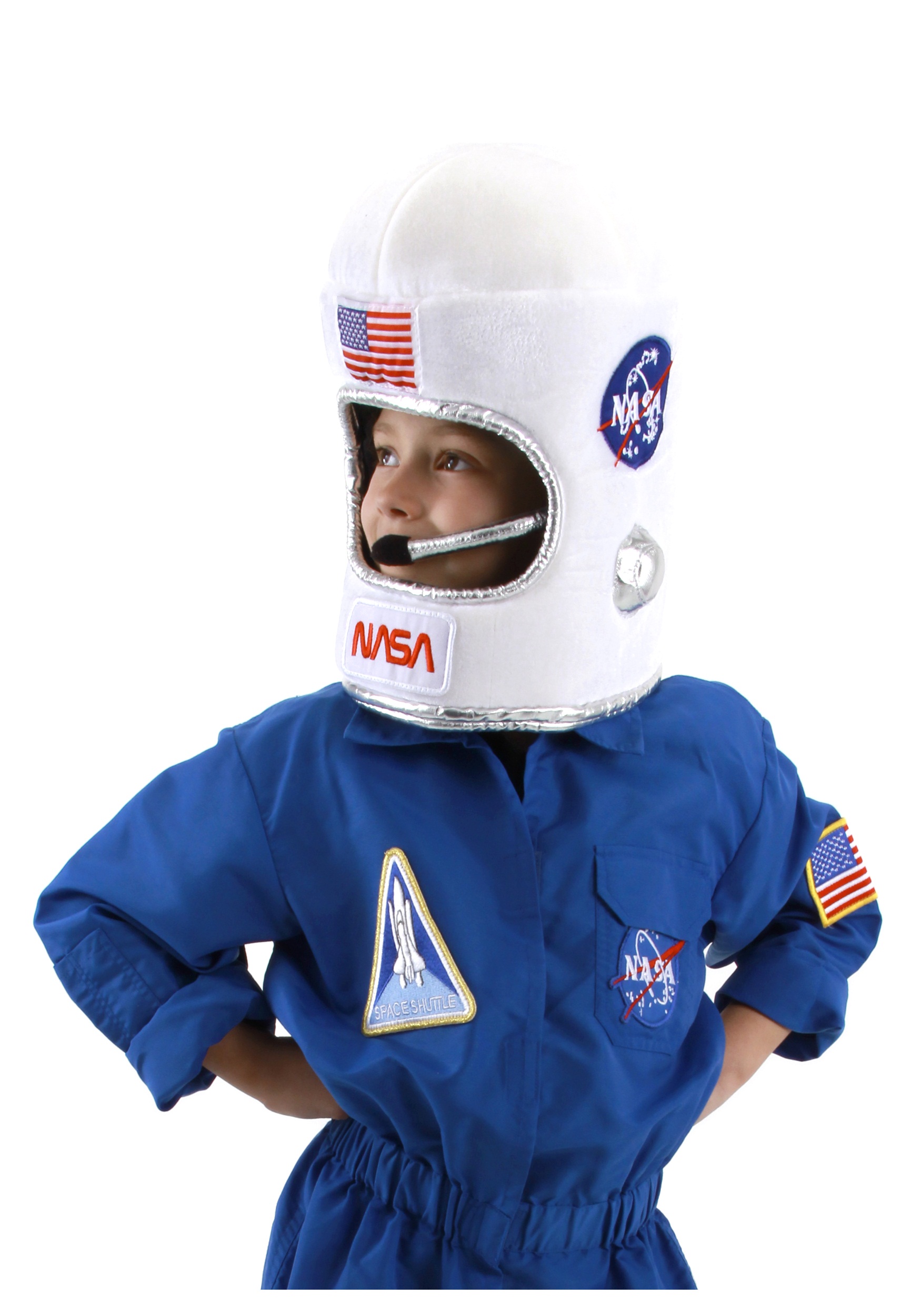 Plush Astronaut Costume Helmet for Kids 1 Plush Astronaut Costume Helmet for Kids