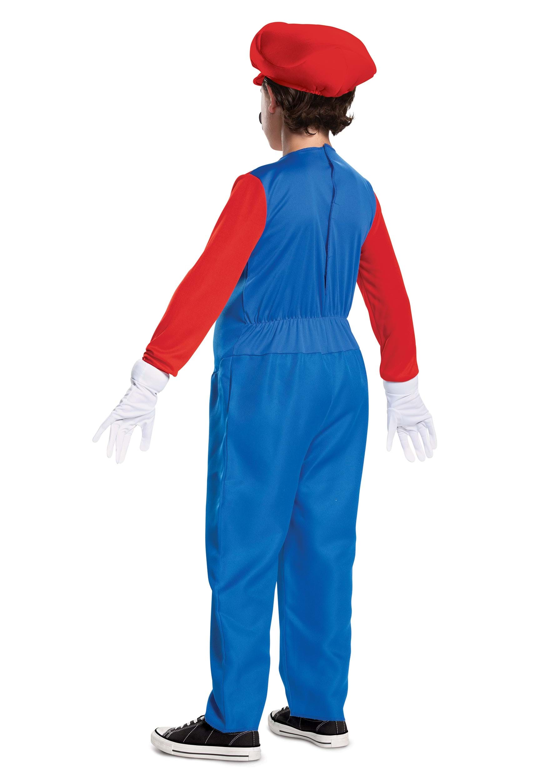 Super Mario Brothers Boys Mario Deluxe Costume