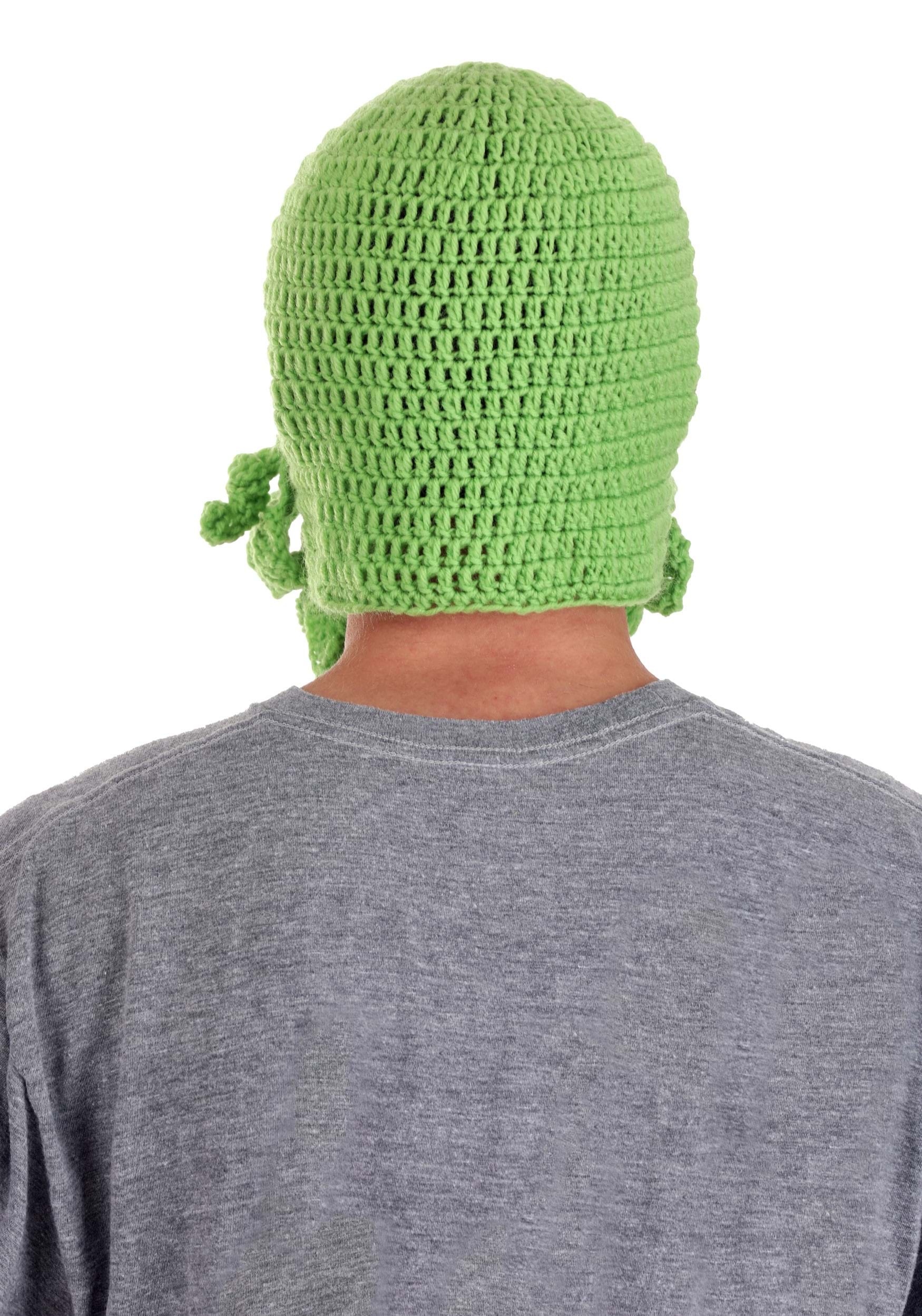 Knit Green Cthulhu Beanie for Adults 6 Knit Green Cthulhu Beanie for Adults