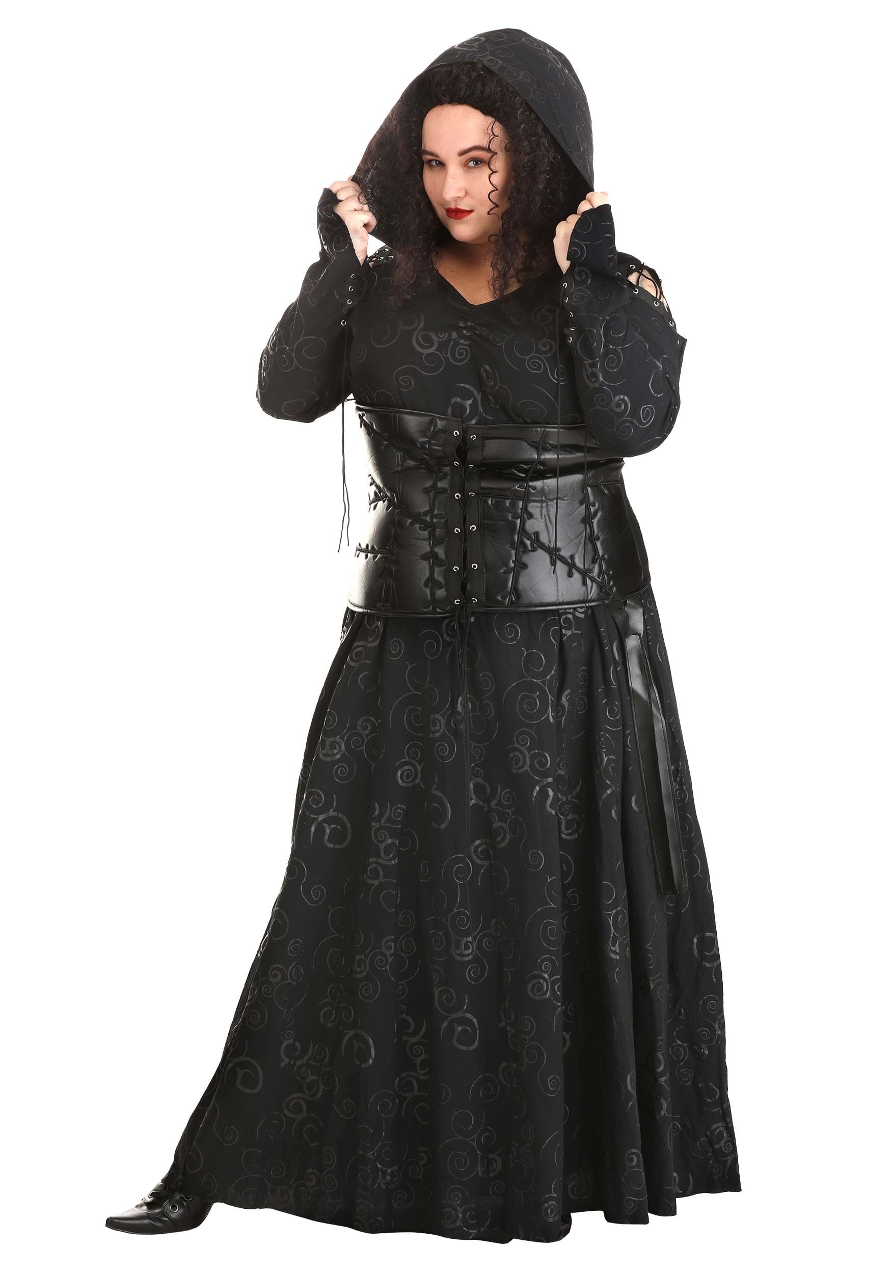 Deluxe Harry Potter Bellatrix Plus Size Costume for Women 2 Deluxe Harry Potter Bellatrix Plus Size Costume for Women