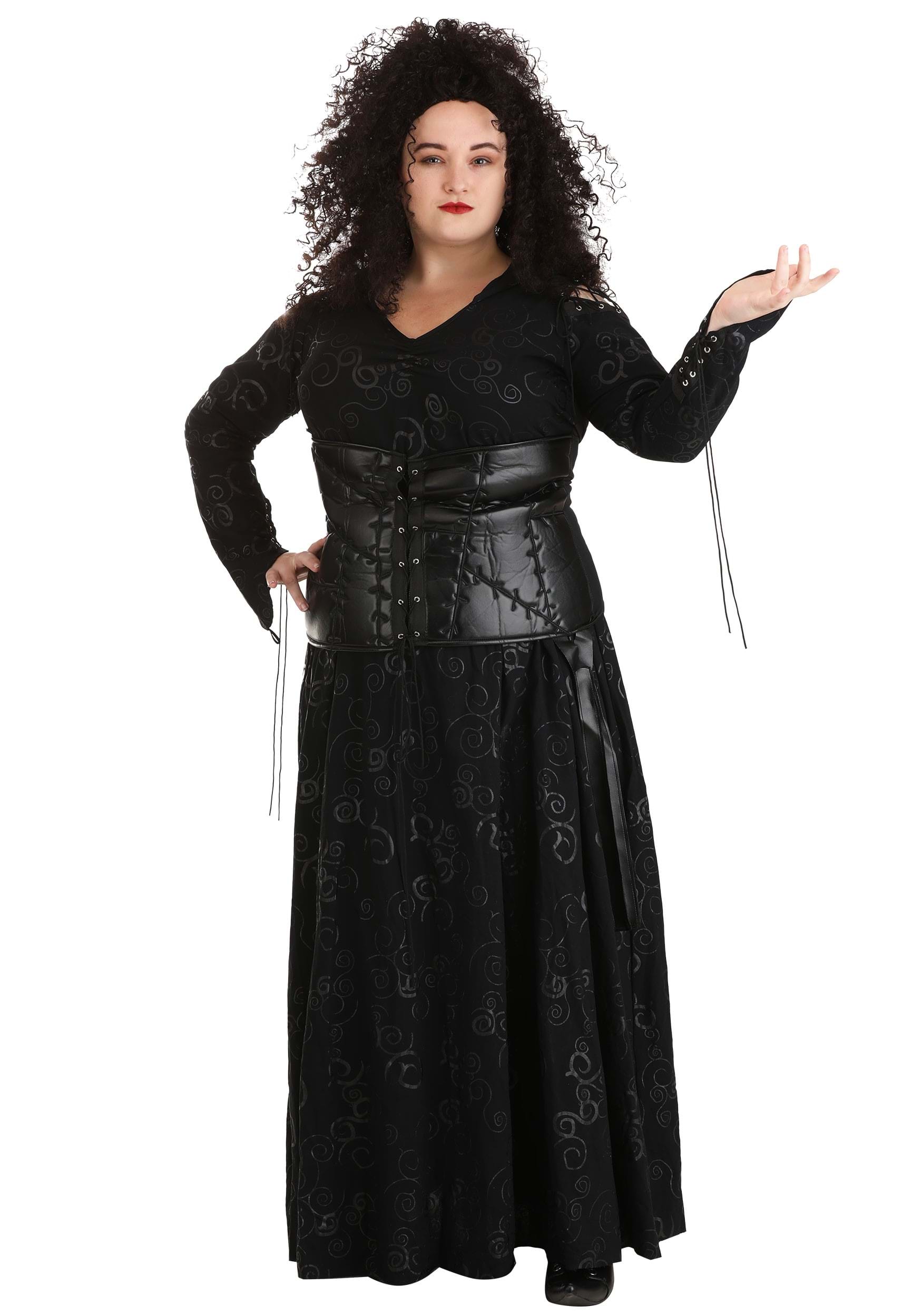 Deluxe Harry Potter Bellatrix Plus Size Costume for Women 3 Deluxe Harry Potter Bellatrix Plus Size Costume for Women