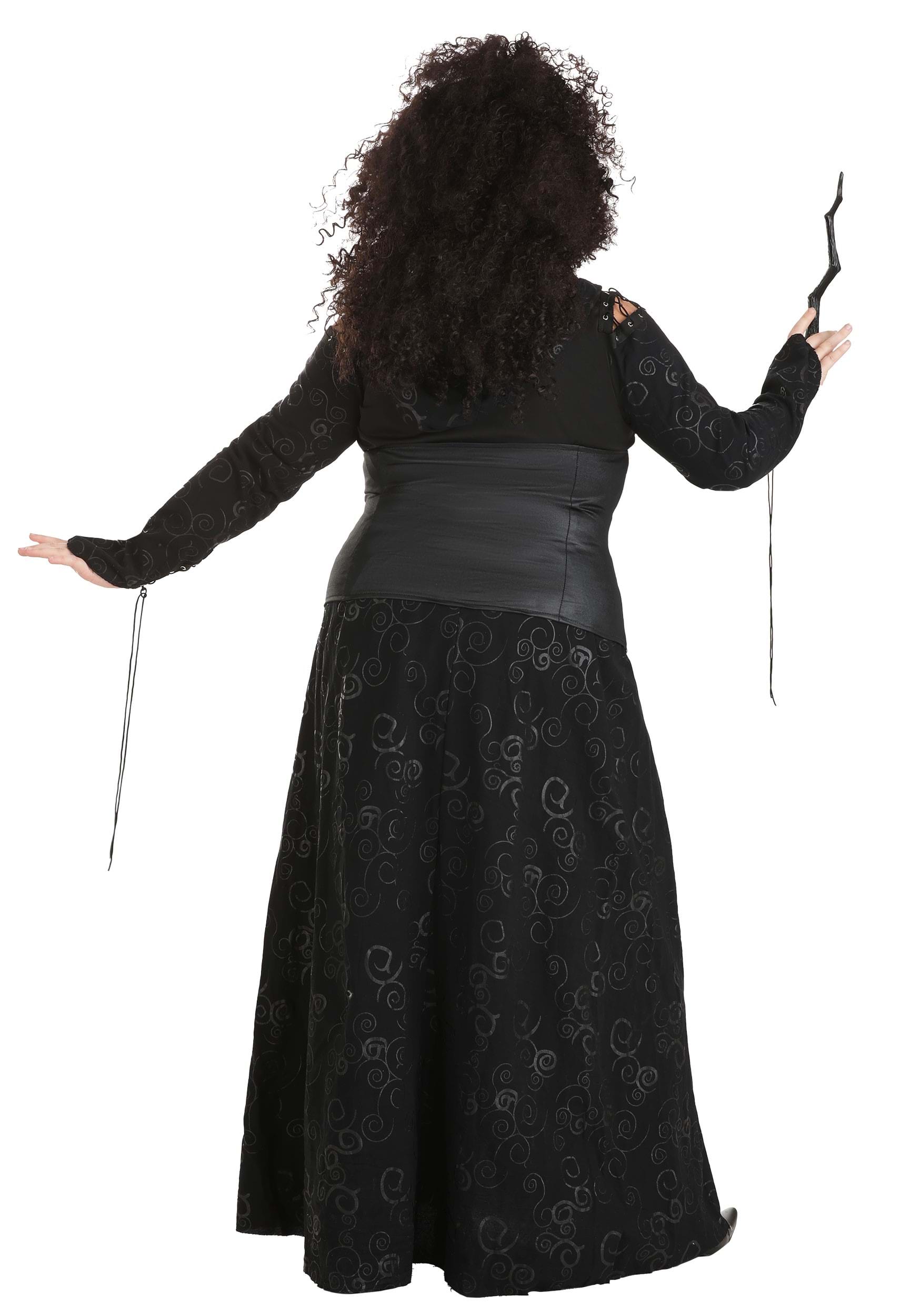 Deluxe Harry Potter Bellatrix Plus Size Costume for Women 4 Deluxe Harry Potter Bellatrix Plus Size Costume for Women