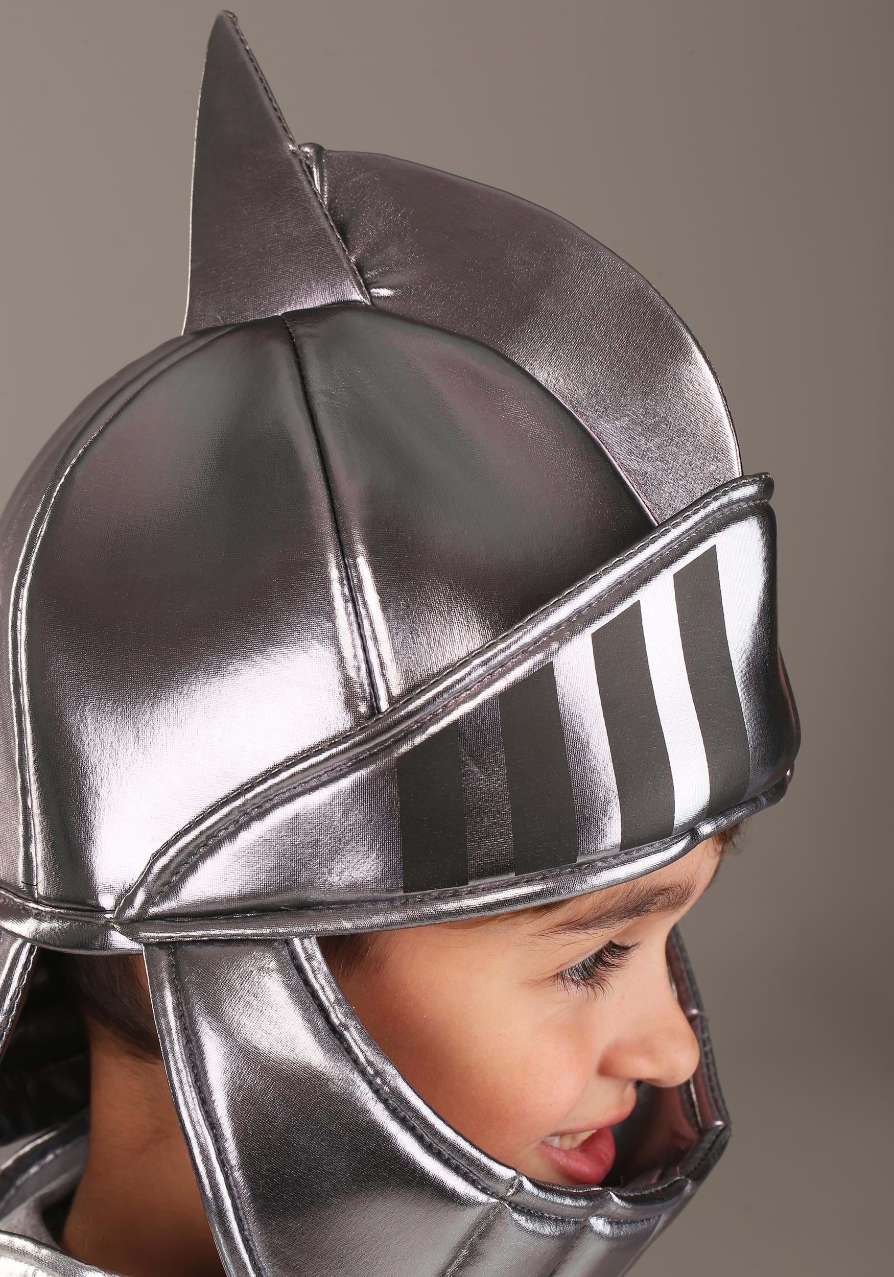 Silver Knight Costume Soft Helmet 3 Silver Knight Costume Soft Helmet