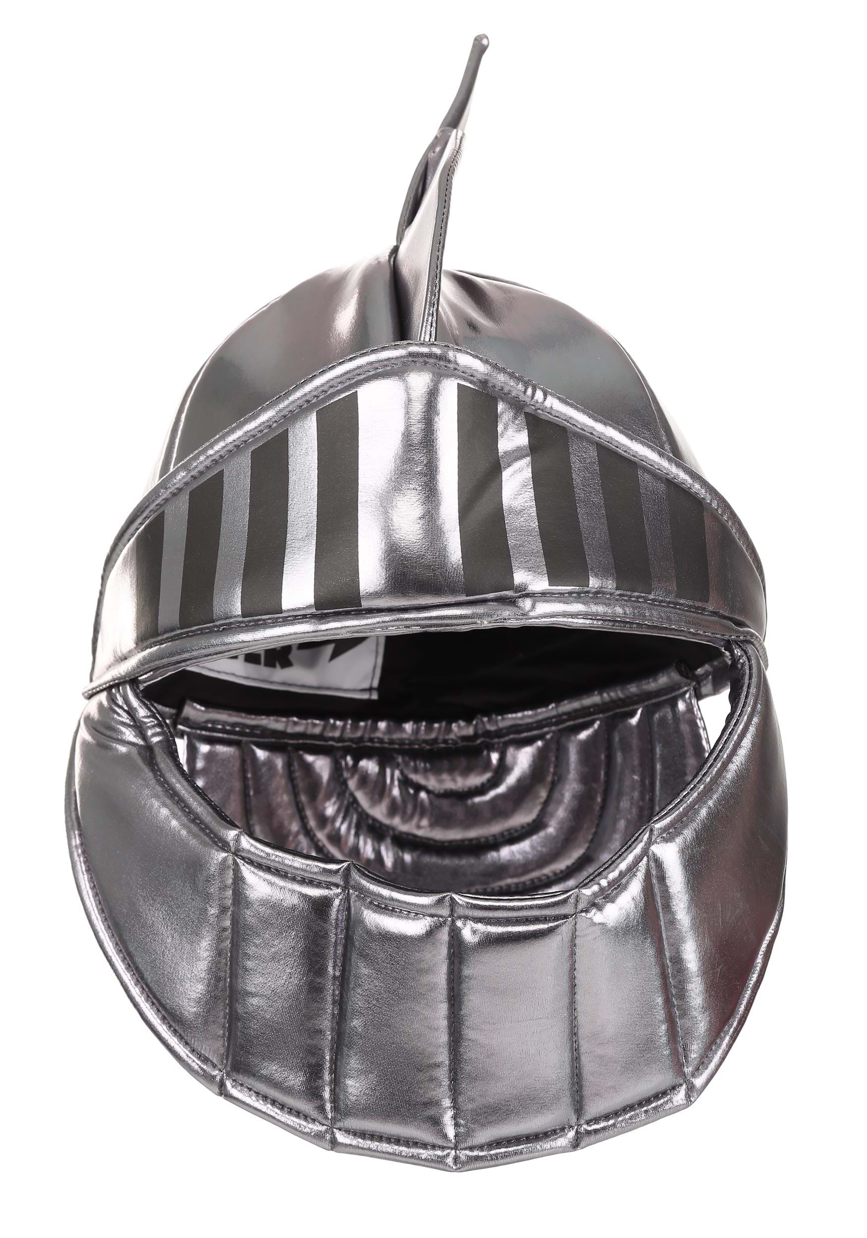 Silver Knight Costume Soft Helmet 4 Silver Knight Costume Soft Helmet