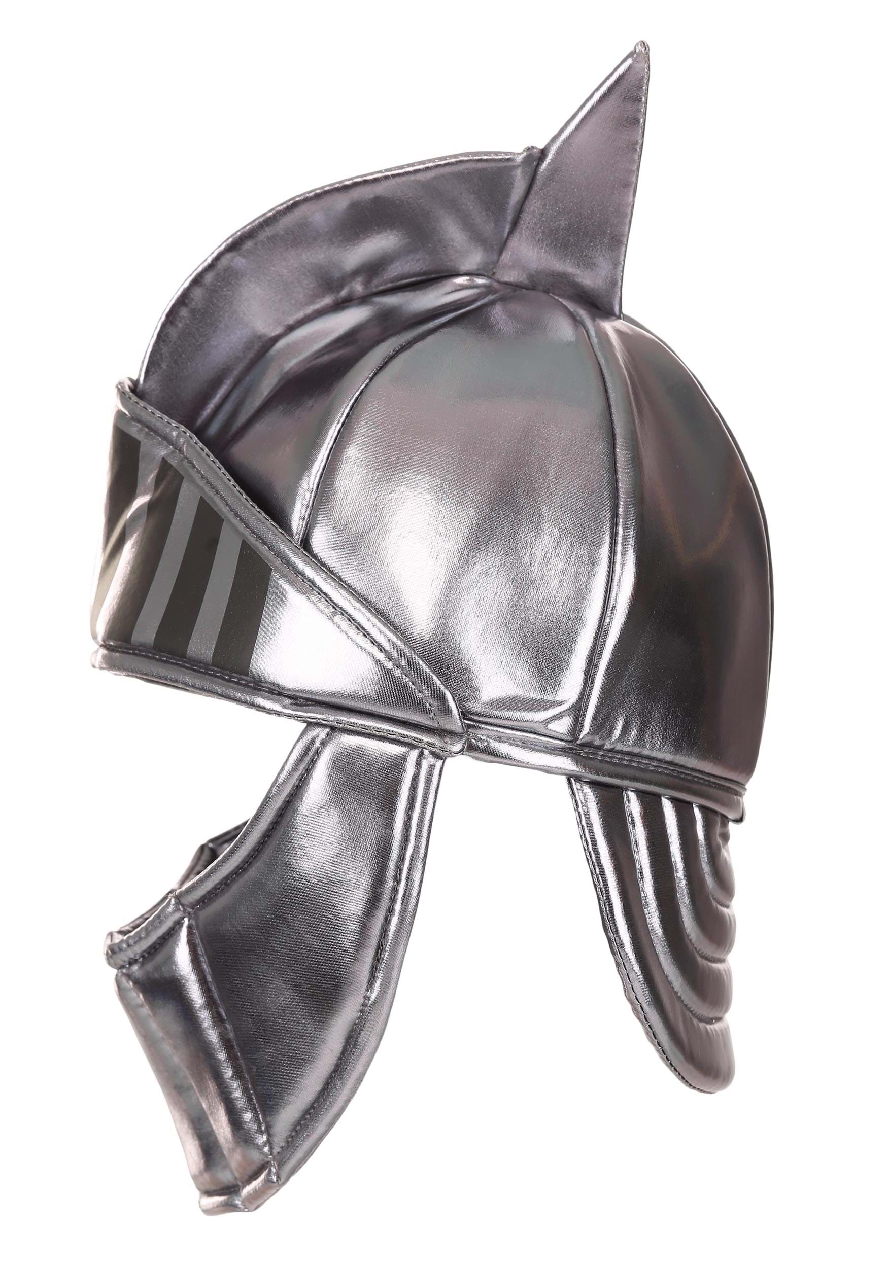 Silver Knight Costume Soft Helmet 6 Silver Knight Costume Soft Helmet