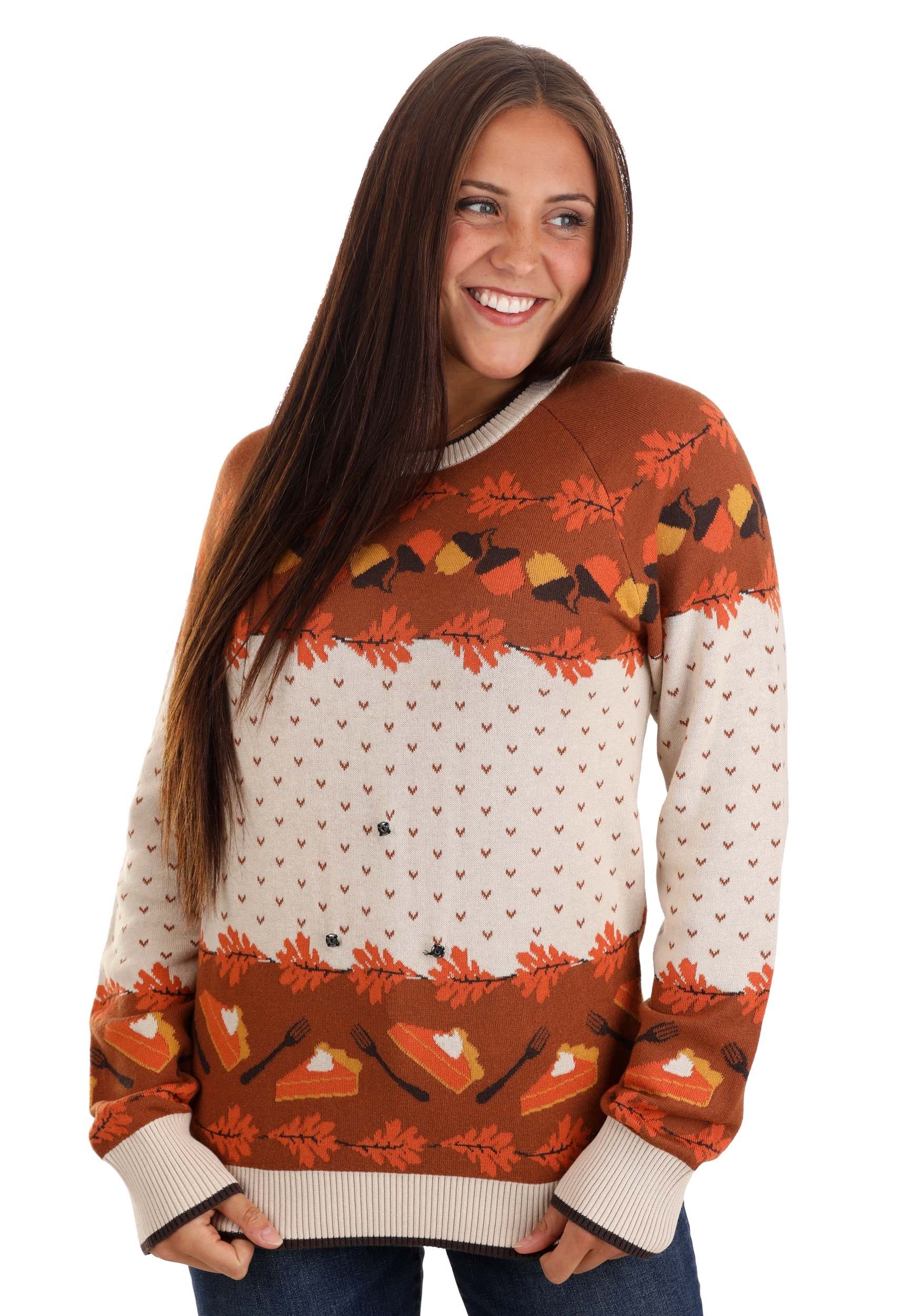 3D Turkey Ugly Holiday Sweater for Adults