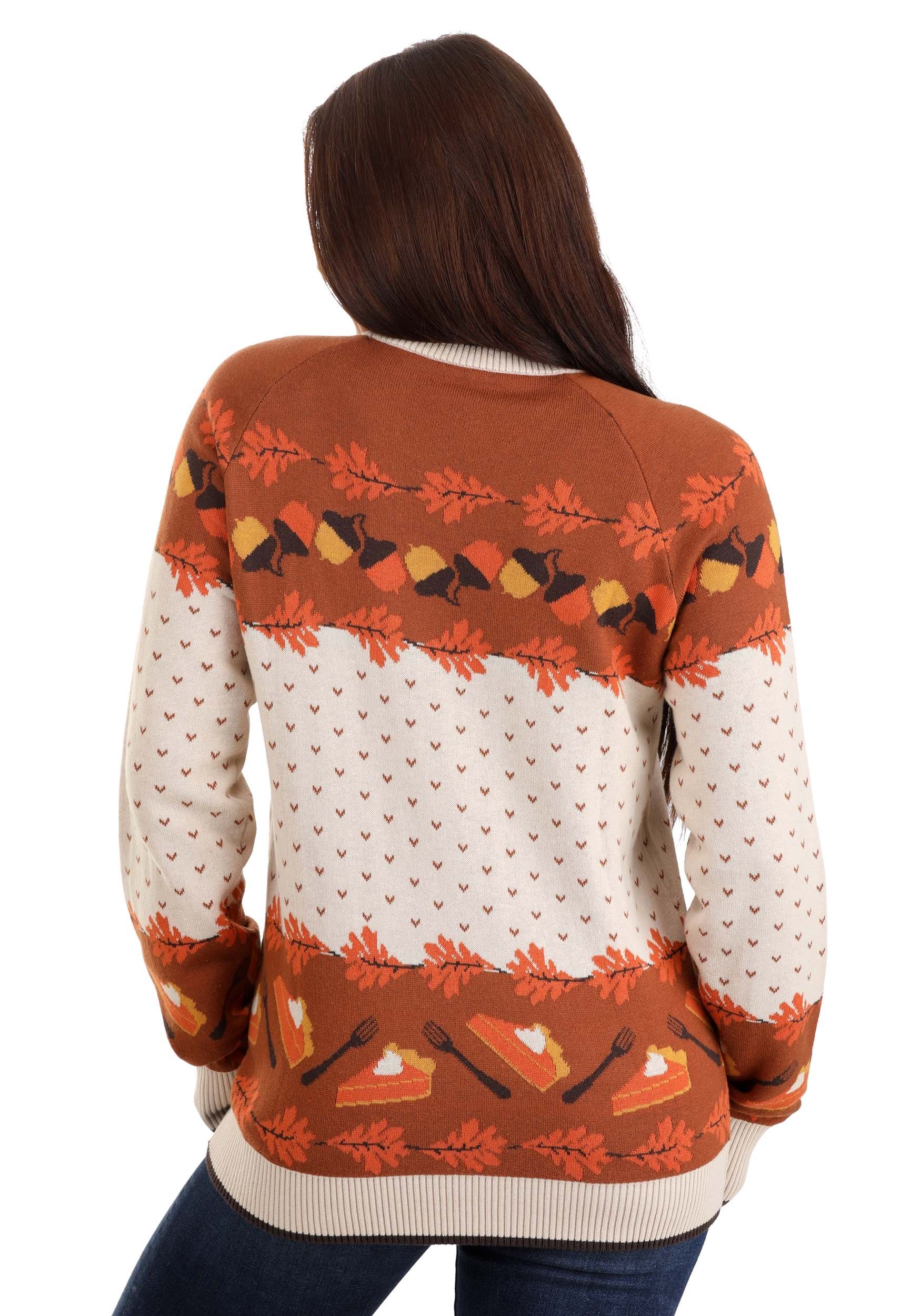 3D Turkey Ugly Holiday Sweater for Adults