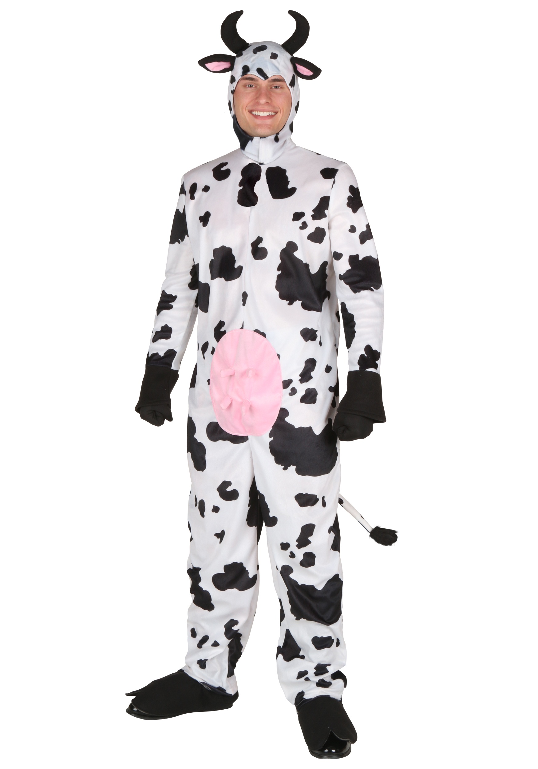 Deluxe Adult Cow Costume 1 Deluxe Adult Cow Costume