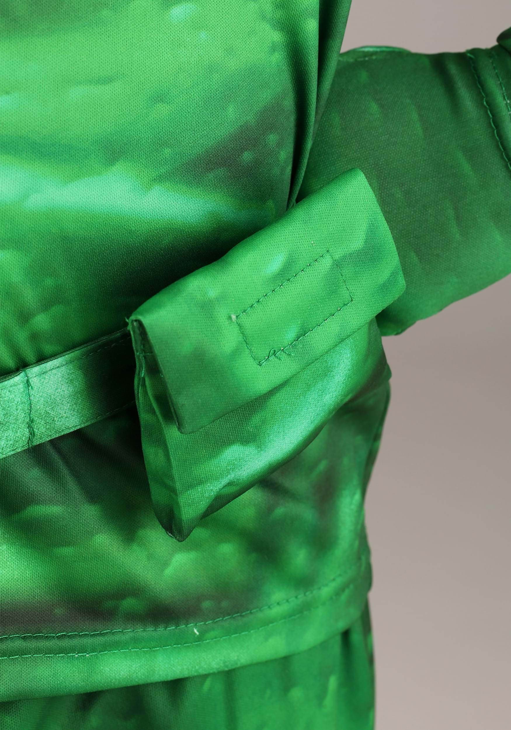 Plastic Green Army Man Costume for Kids