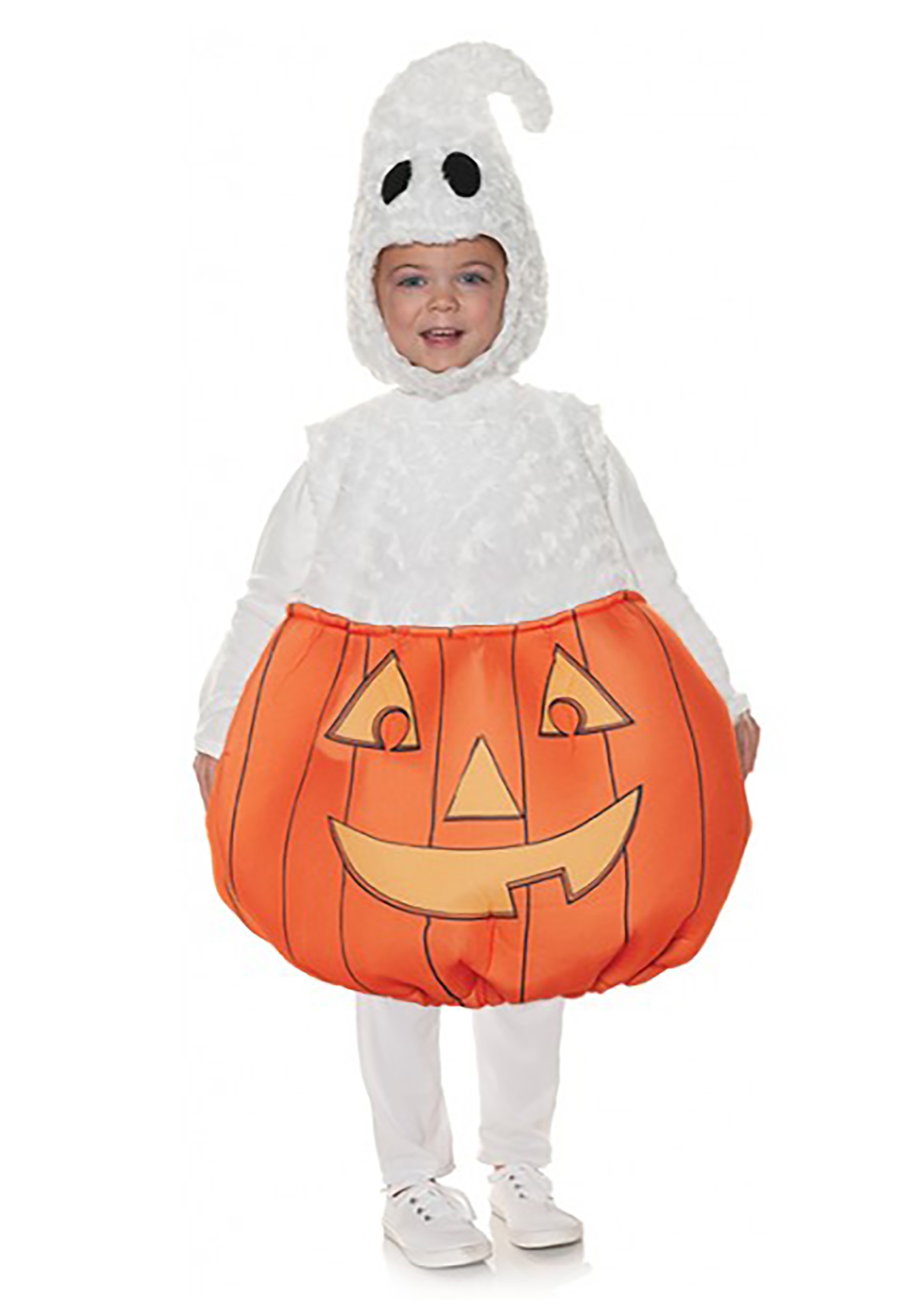 Kid's Spooky Pumpkin Ghost Costume