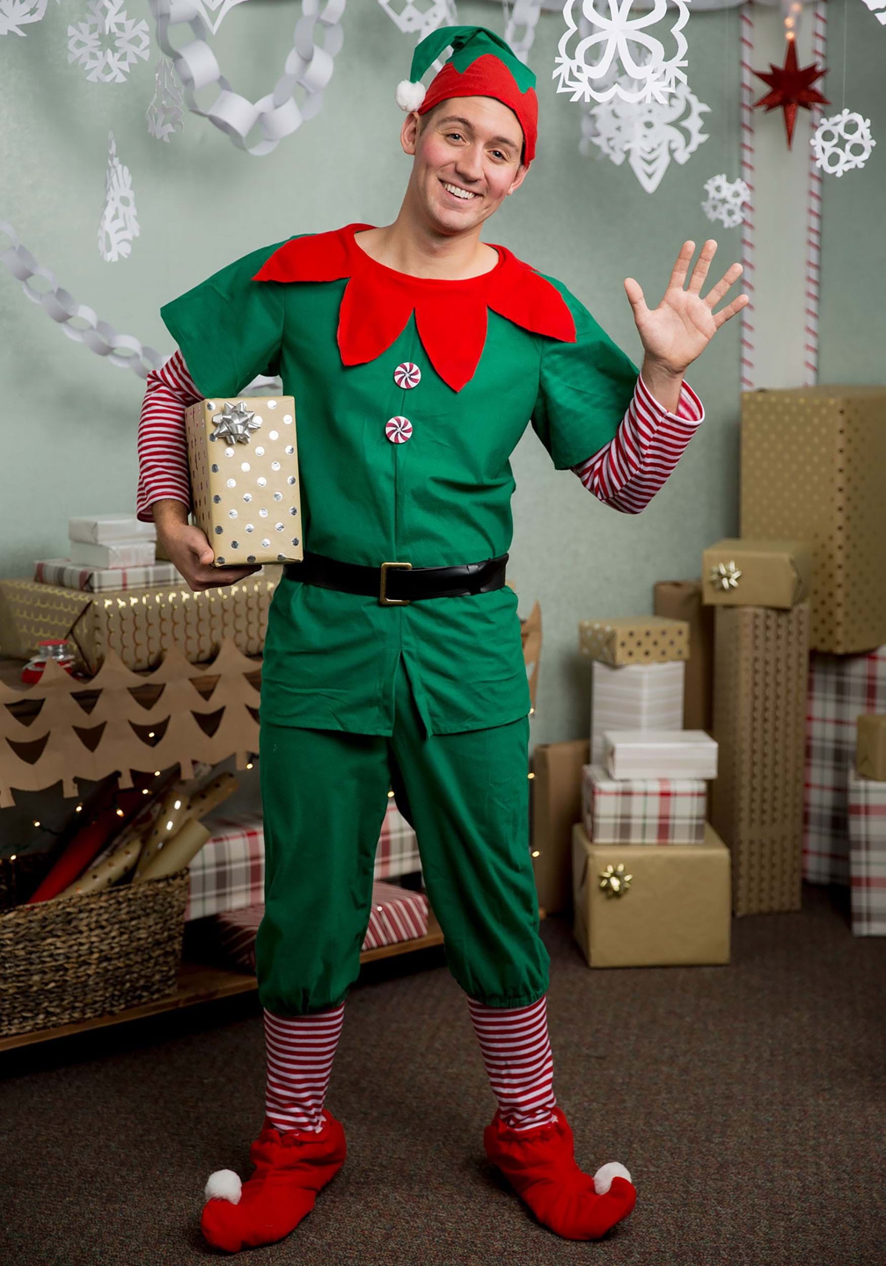 Adult Elf Holiday Costume