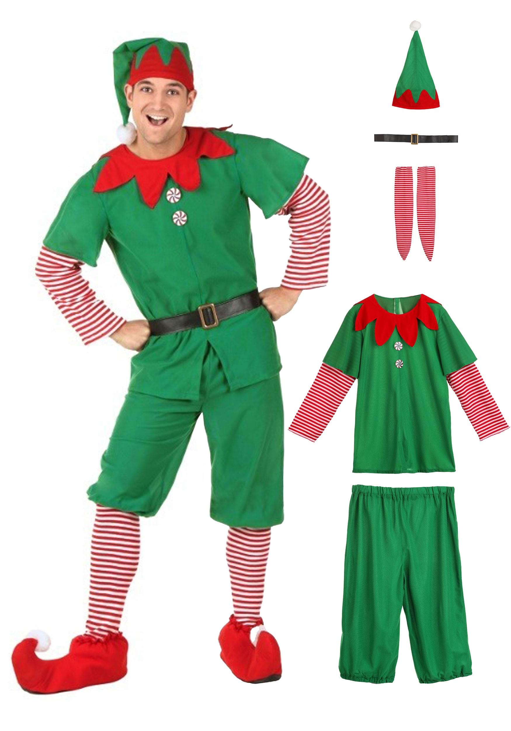 Adult Elf Holiday Costume 8 Adult Elf Holiday Costume