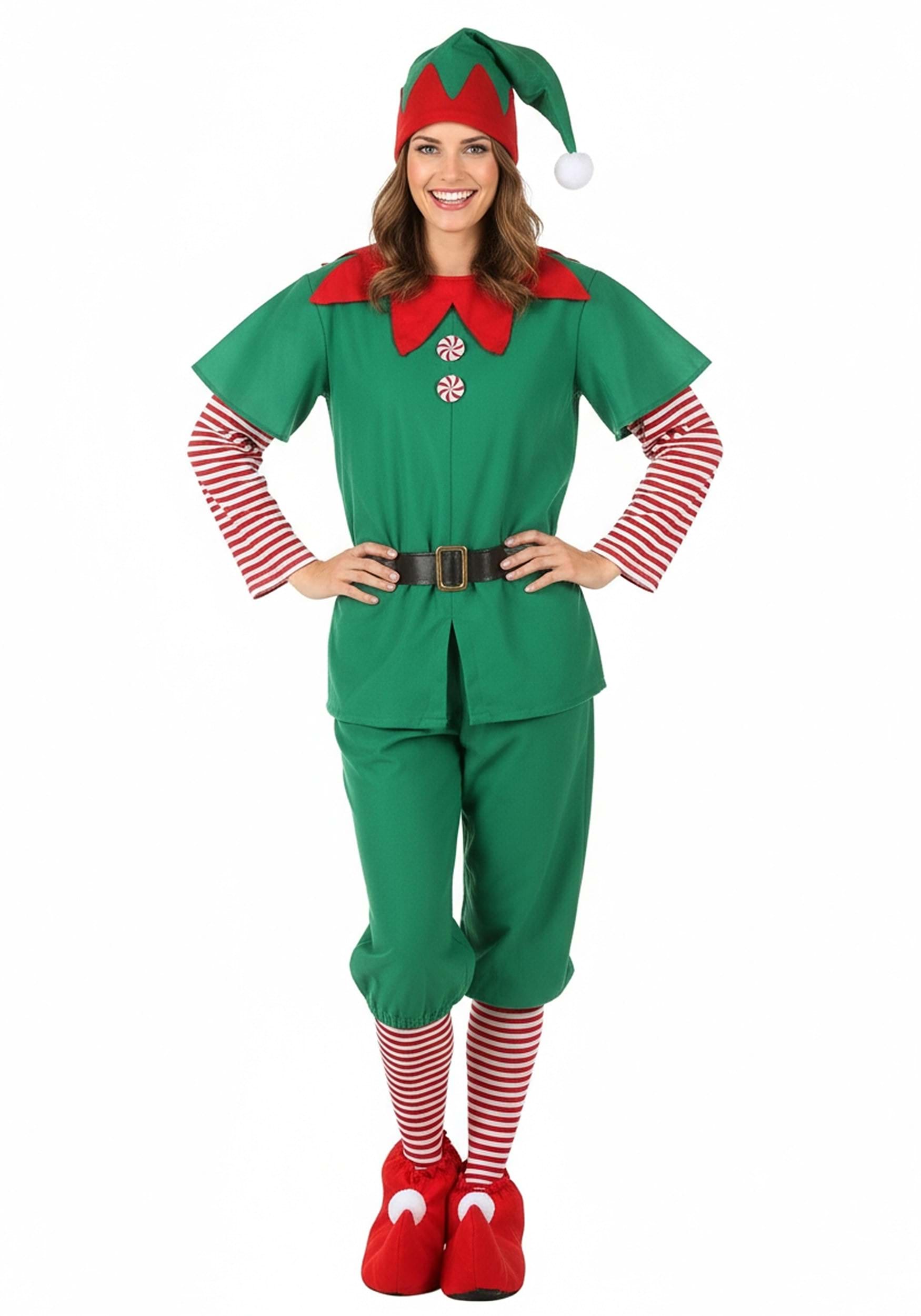 Adult Elf Holiday Costume 9 Adult Elf Holiday Costume