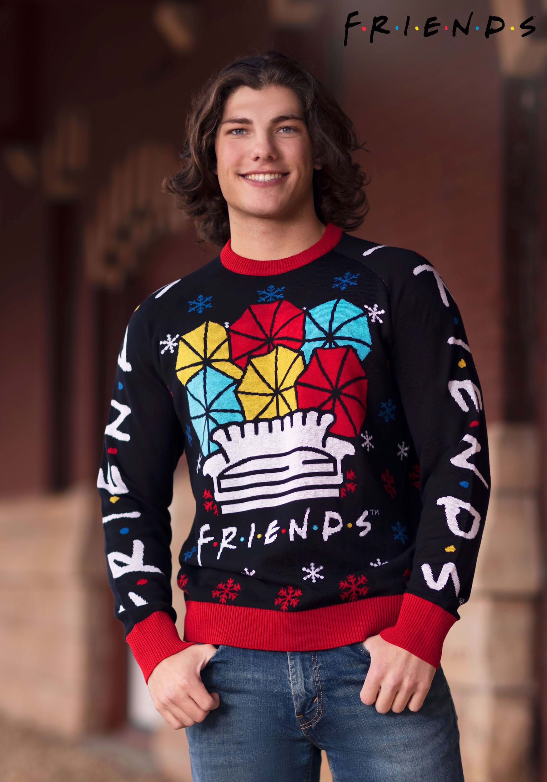 Adult Friends Holiday Sweater 2 Adult Friends Holiday Sweater