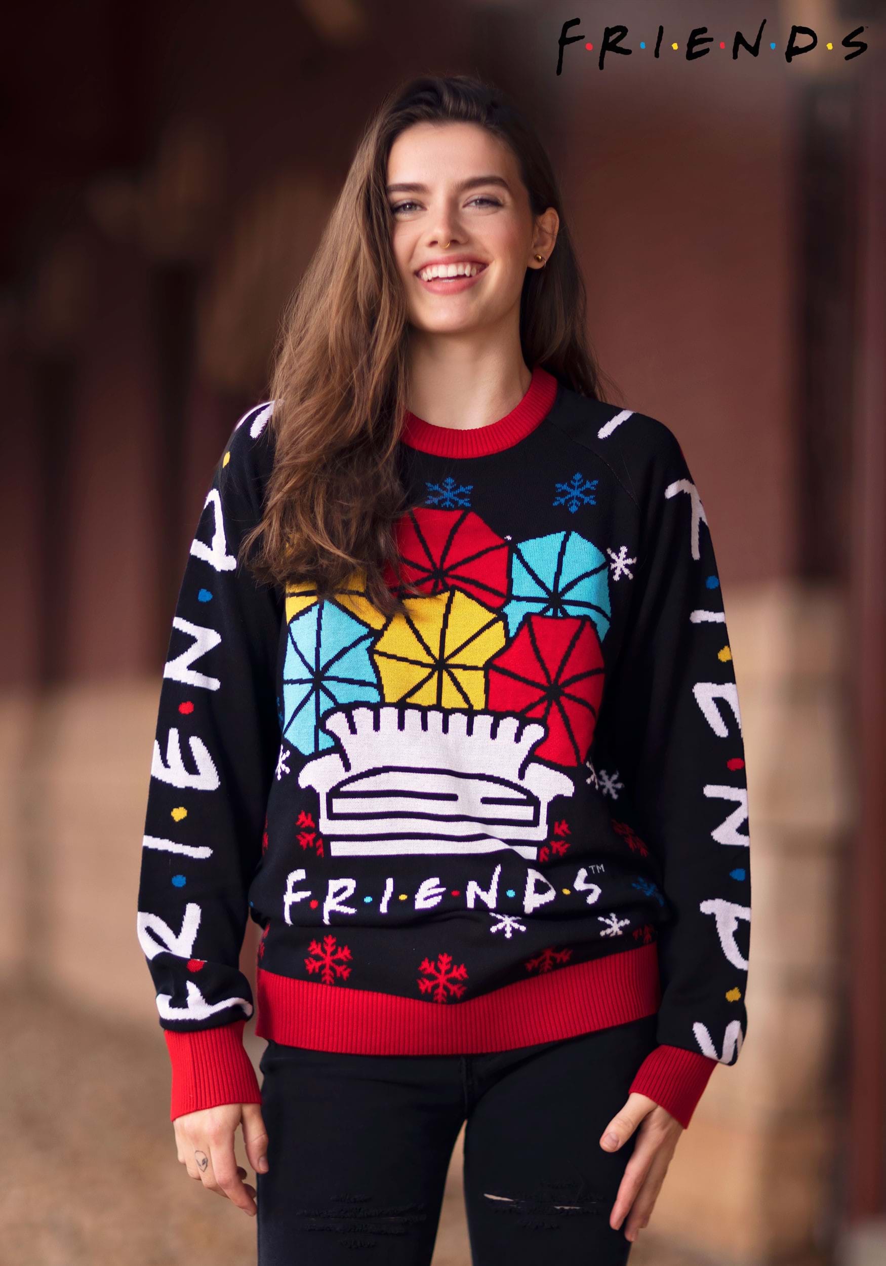 Adult Friends Holiday Sweater 6 Adult Friends Holiday Sweater