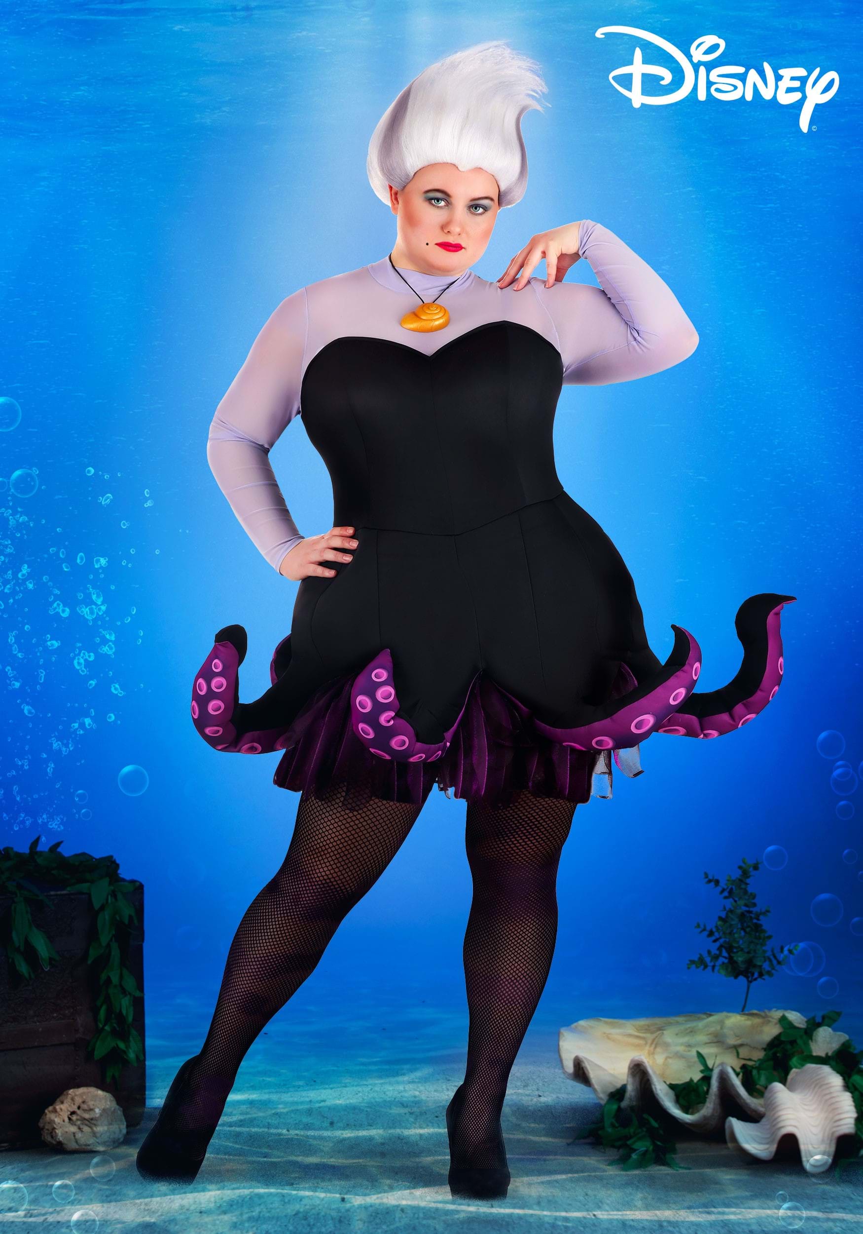Women's Plus Size Deluxe Disney Ursula Costume