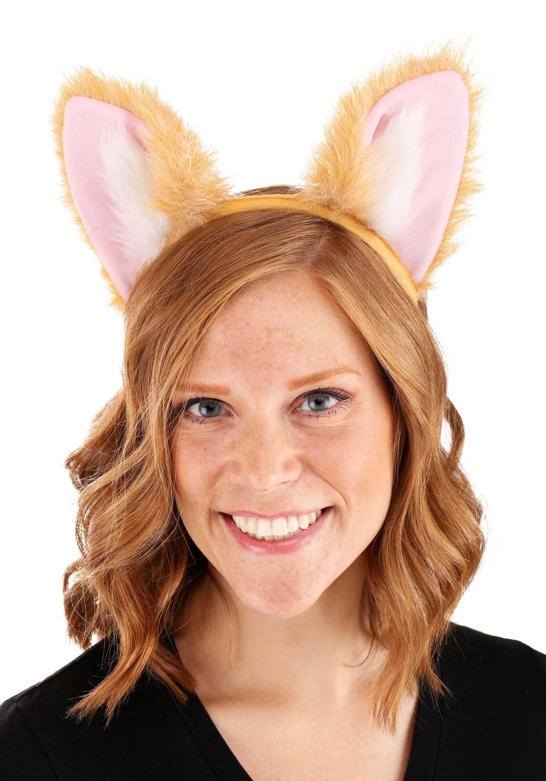 Corgi Ears Headband and Tail Costume Accessory Kit