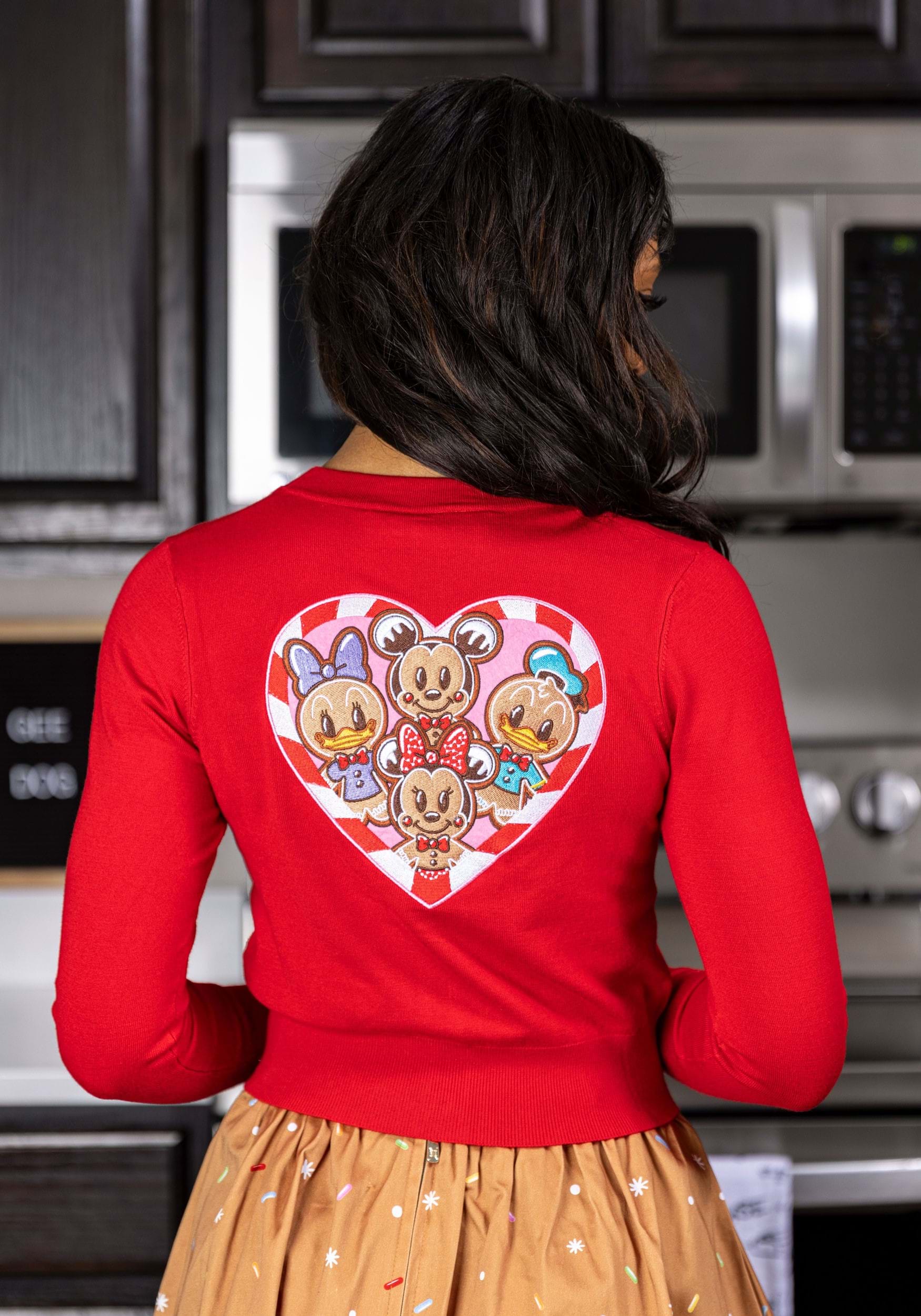 Stitch Shoppe Disney Holiday Gingerbread Character Sweater for Women