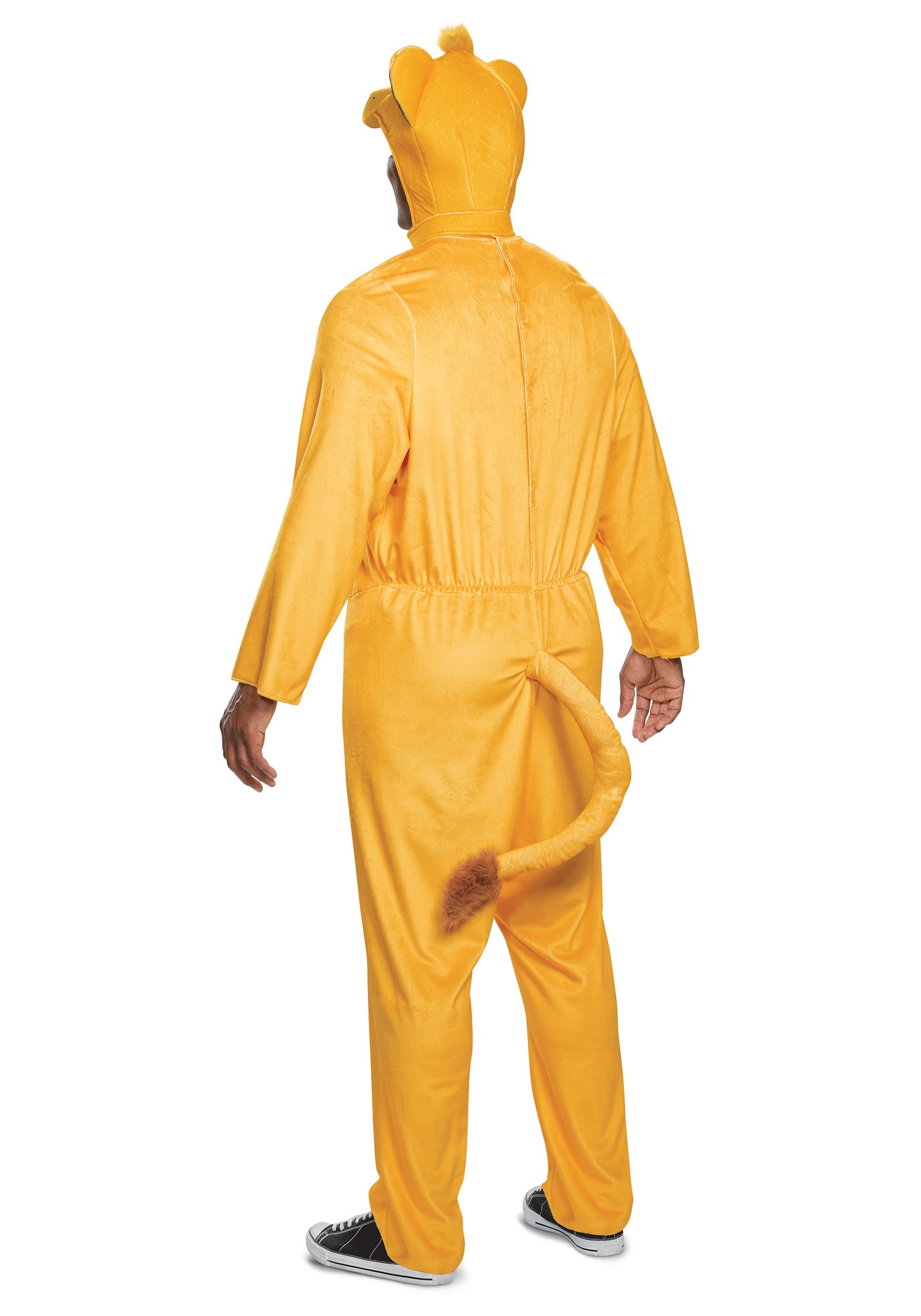 Lion King Animated Simba Jumpsuit Costume for Adults