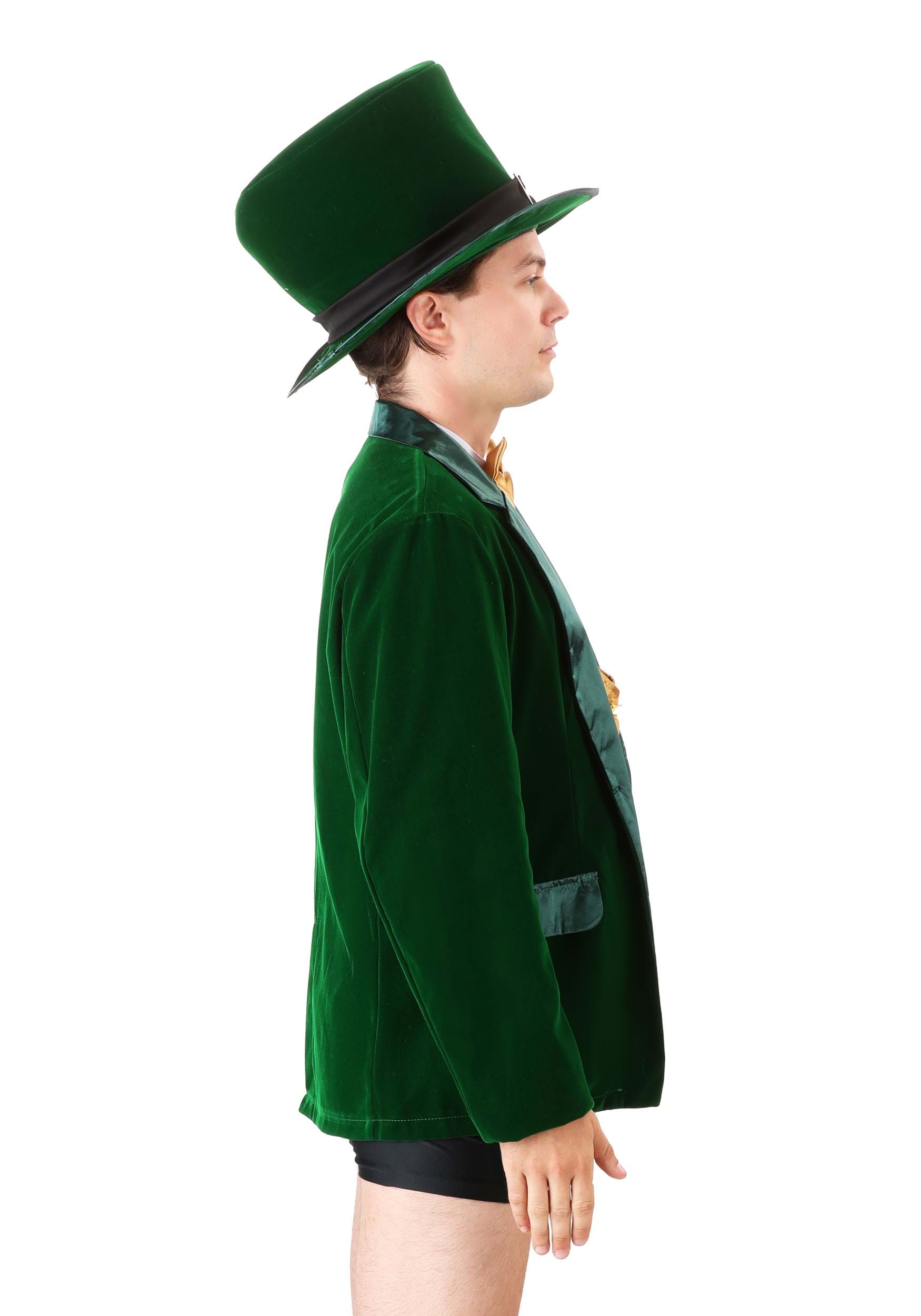 Mens Gold and Green Lucky Leprechaun Costume 11 Mens Gold and Green Lucky Leprechaun Costume