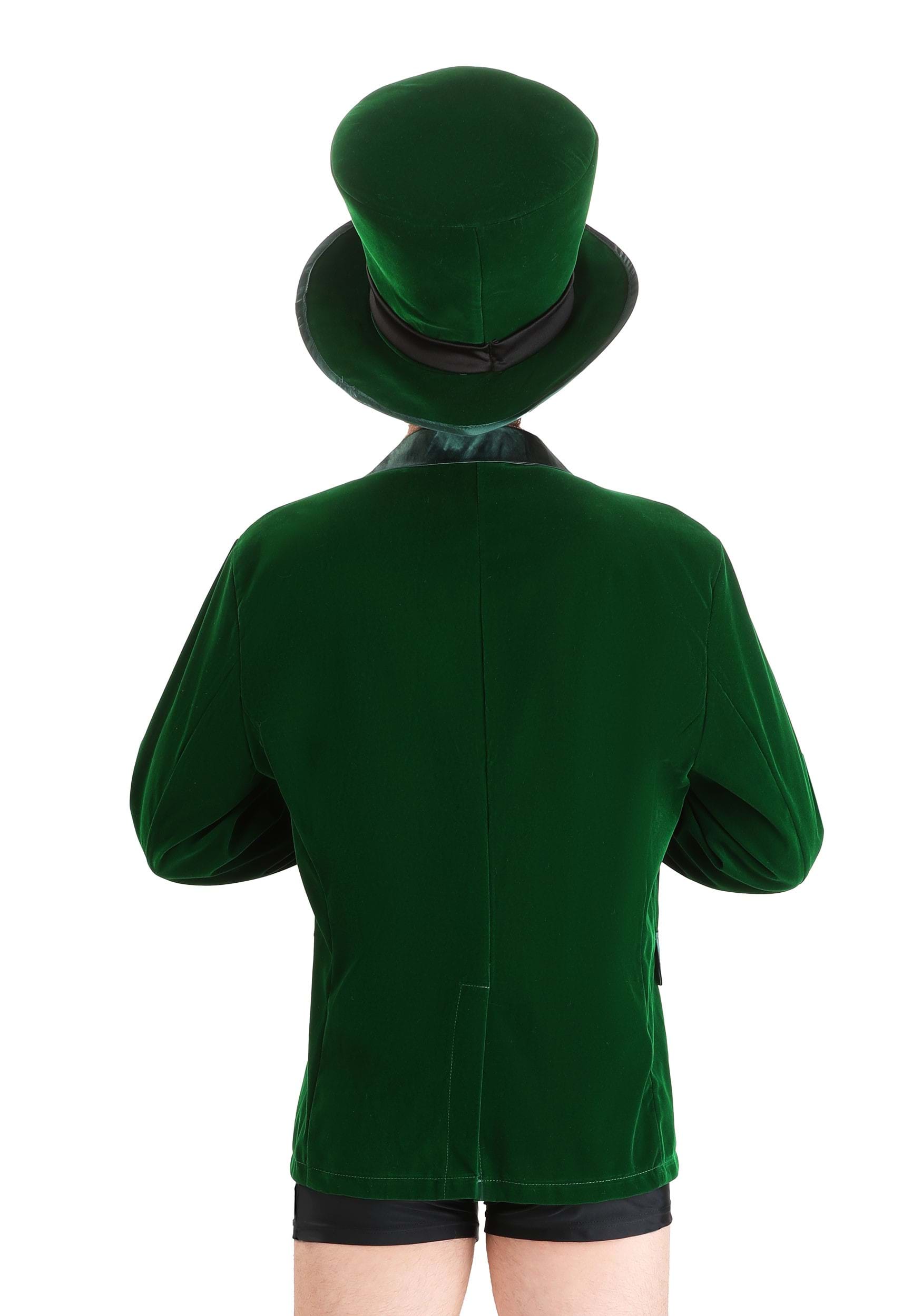 Mens Gold and Green Lucky Leprechaun Costume 7 Mens Gold and Green Lucky Leprechaun Costume