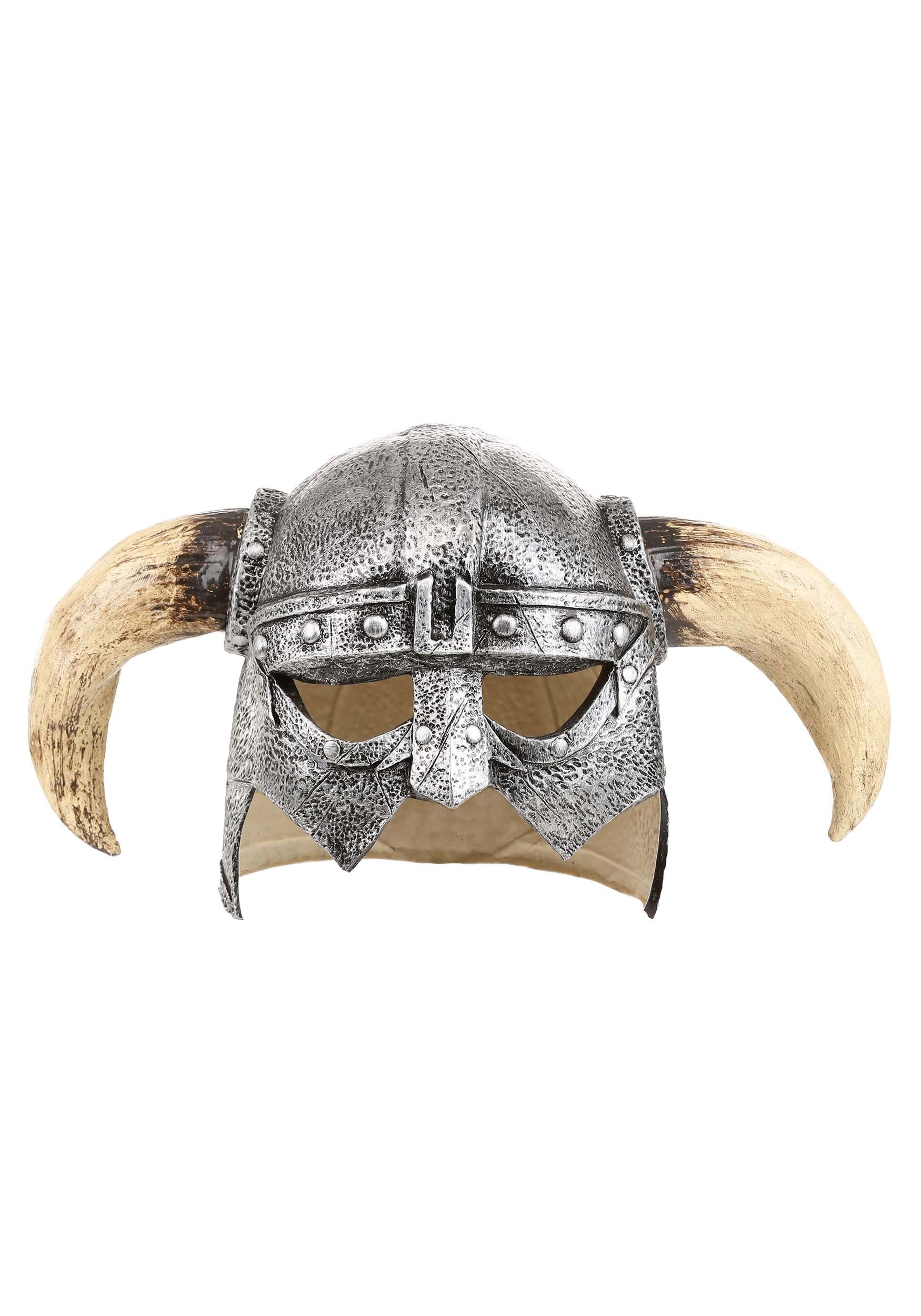 Viking Warrior Costume Helmet Mask for Adults