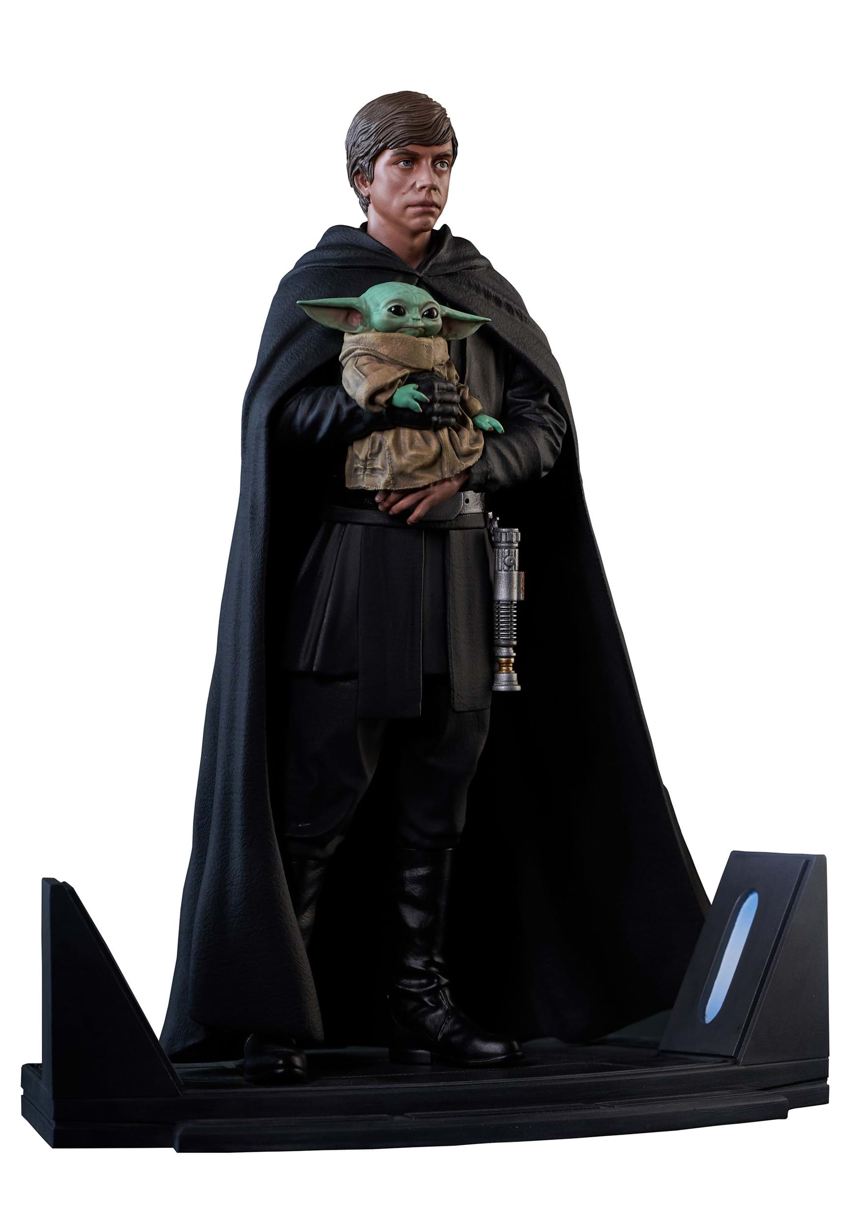 Star Wars Premiere Collection Mandalorian Luke & Grogu Statue 1 Star Wars Premiere Collection Mandalorian Luke & Grogu Statue