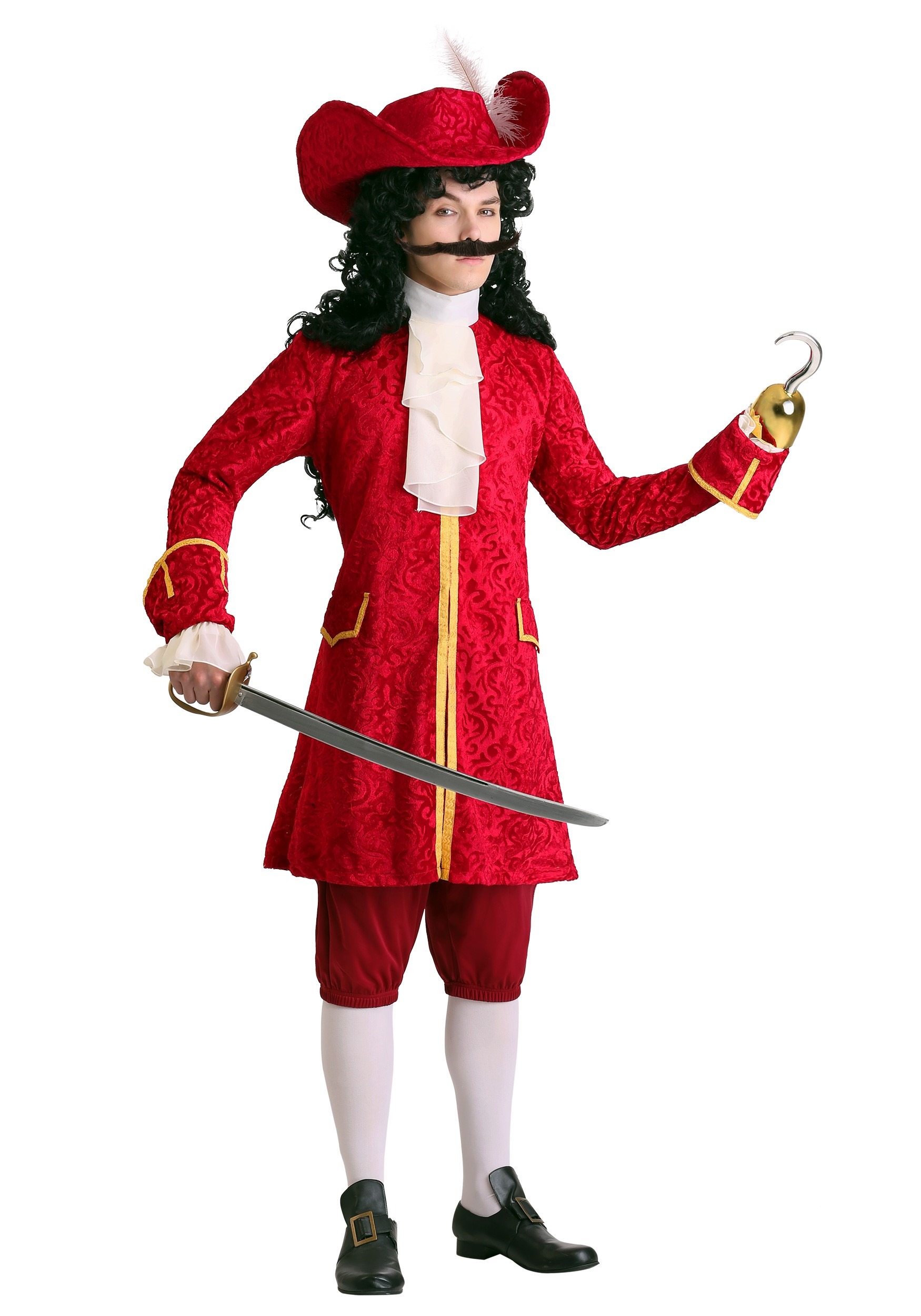 Captain Hook Costume for Mens