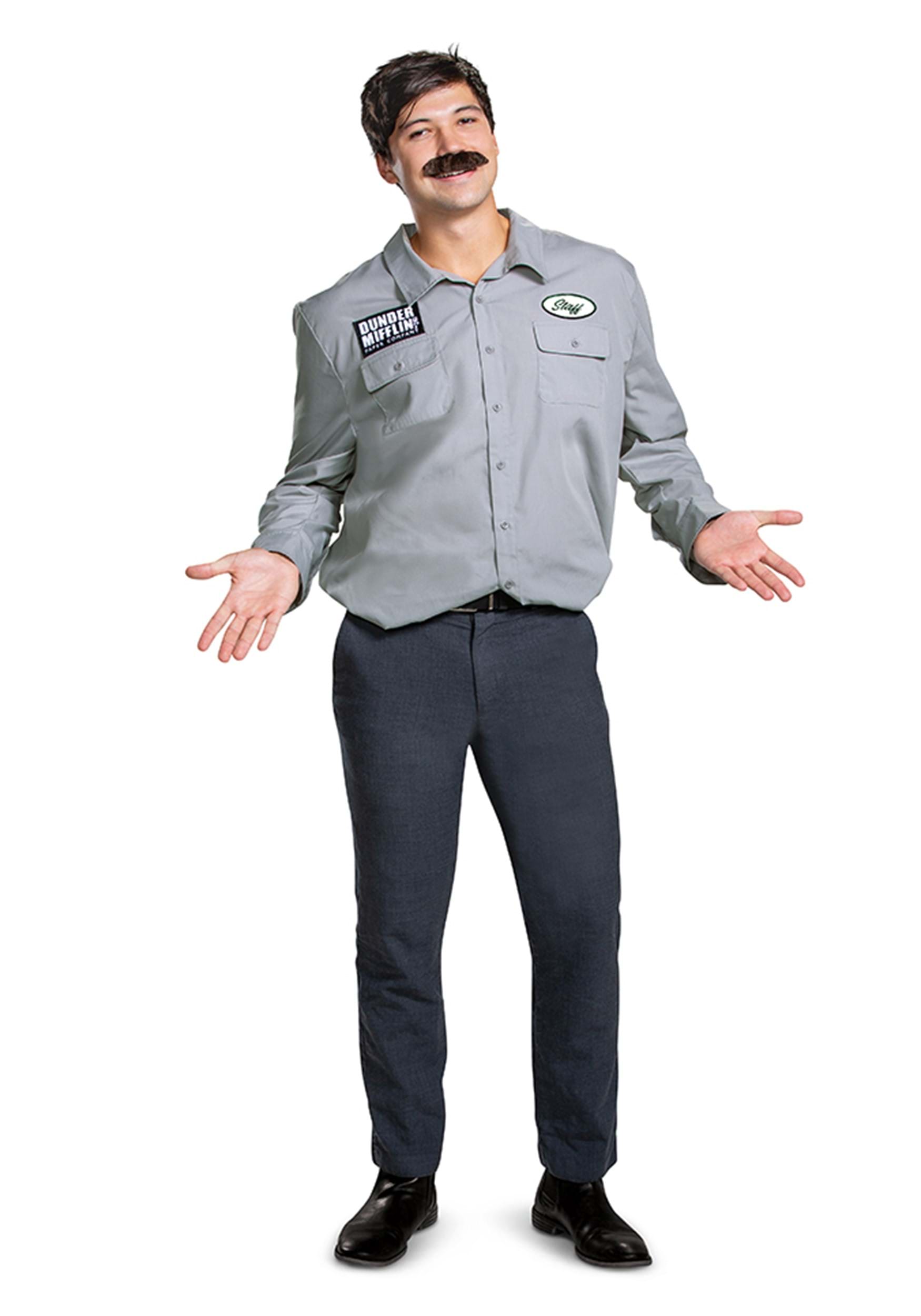 Adult The Office Dunder Mifflin Warehouse Costume 1 Adult The Office Dunder Mifflin Warehouse Costume