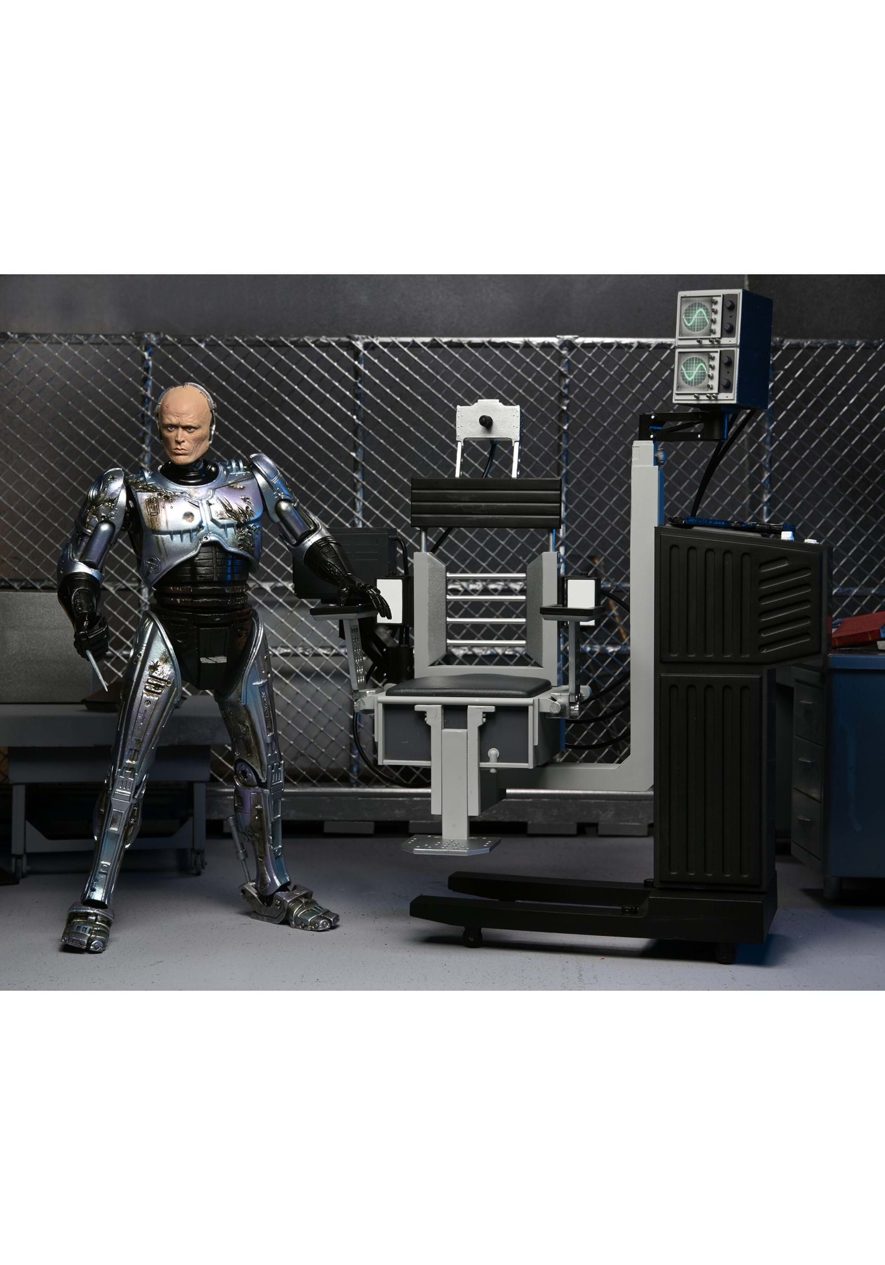 Ultimate Battle Damaged RoboCop with Chair 7" Scale Action Figure 10 Ultimate Battle Damaged RoboCop with Chair 7" Scale Action Figure