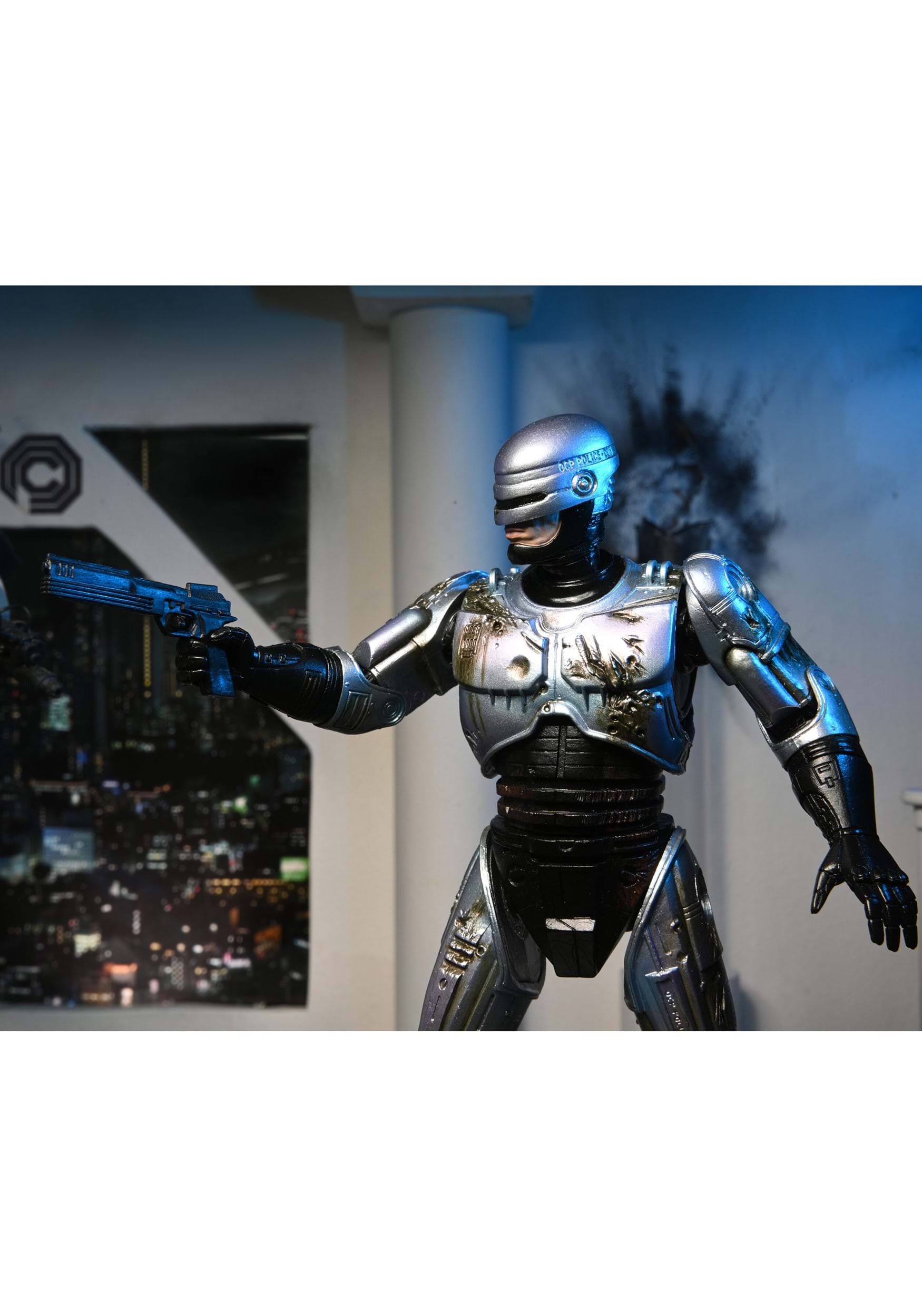 Ultimate Battle Damaged RoboCop with Chair 7" Scale Action Figure 3 Ultimate Battle Damaged RoboCop with Chair 7" Scale Action Figure