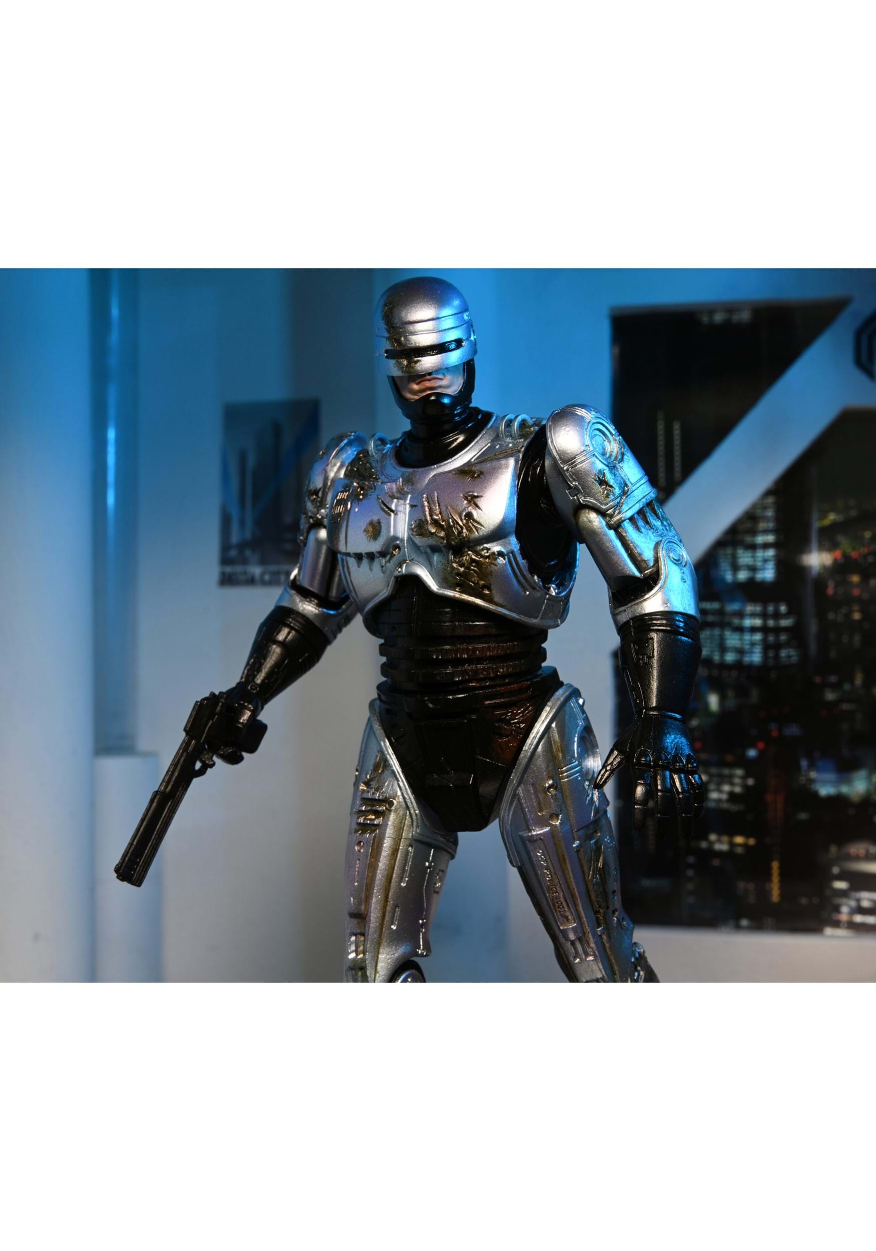 Ultimate Battle Damaged RoboCop with Chair 7" Scale Action Figure 4 Ultimate Battle Damaged RoboCop with Chair 7" Scale Action Figure