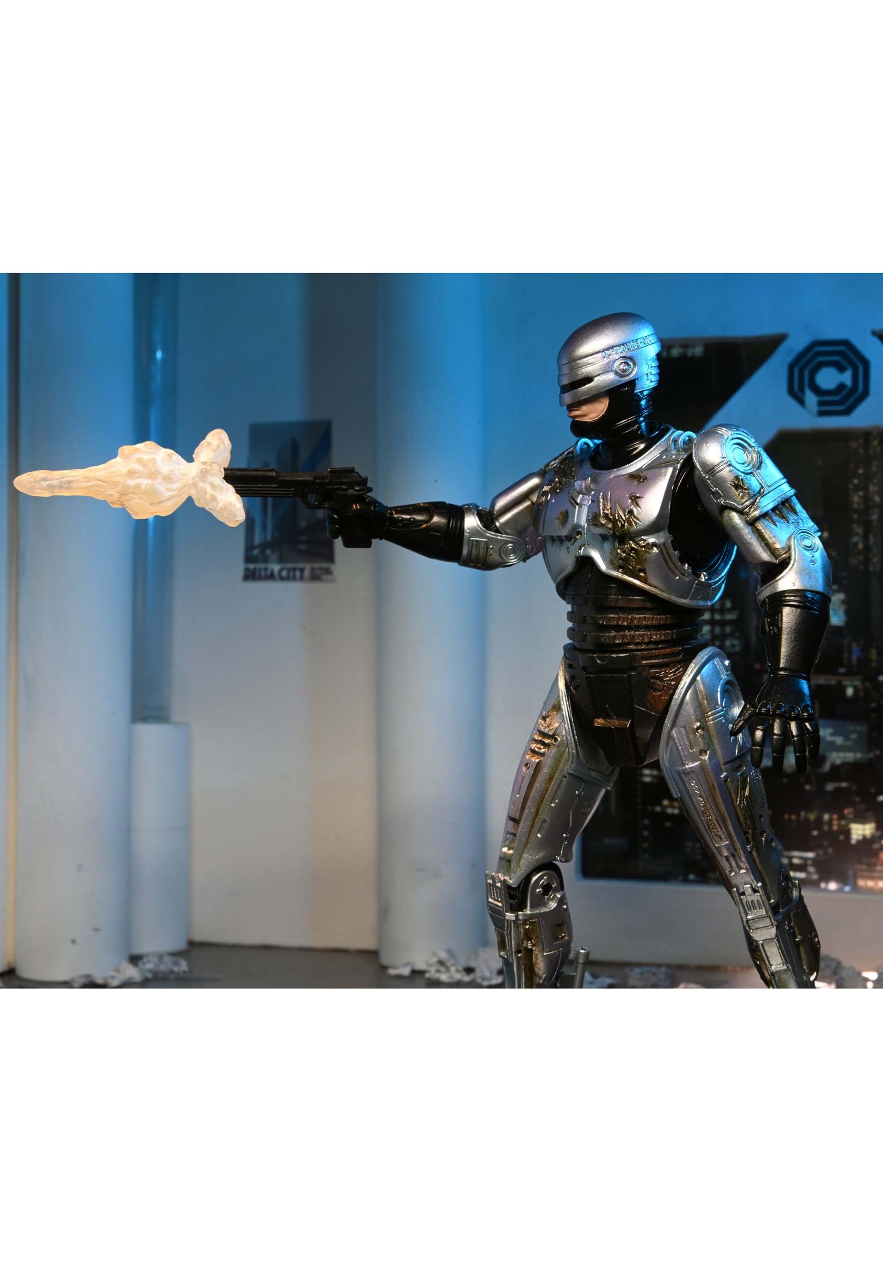 Ultimate Battle Damaged RoboCop with Chair 7" Scale Action Figure 5 Ultimate Battle Damaged RoboCop with Chair 7" Scale Action Figure