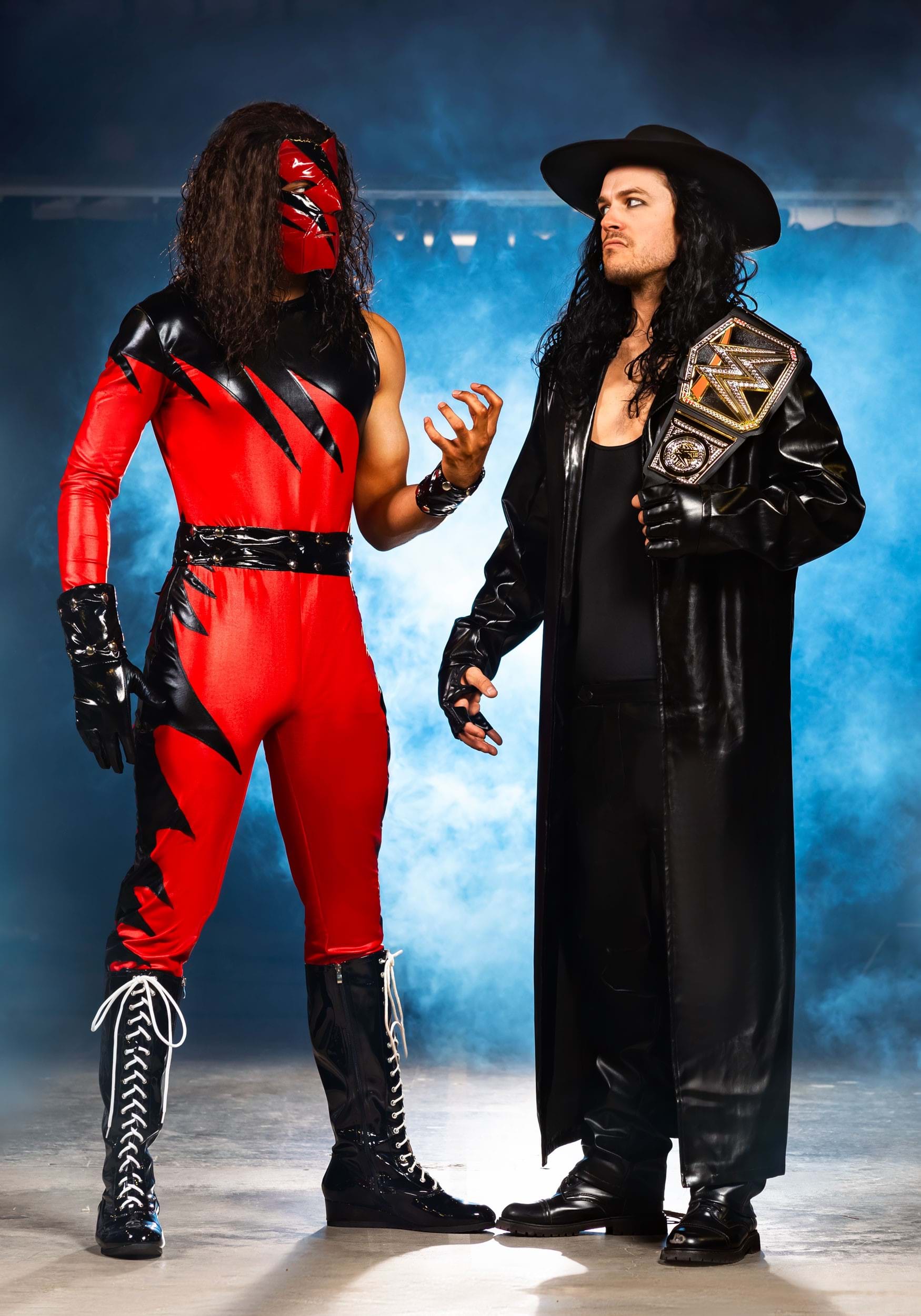 Plus Size WWE Adult Kane Costume 3 Plus Size WWE Adult Kane Costume