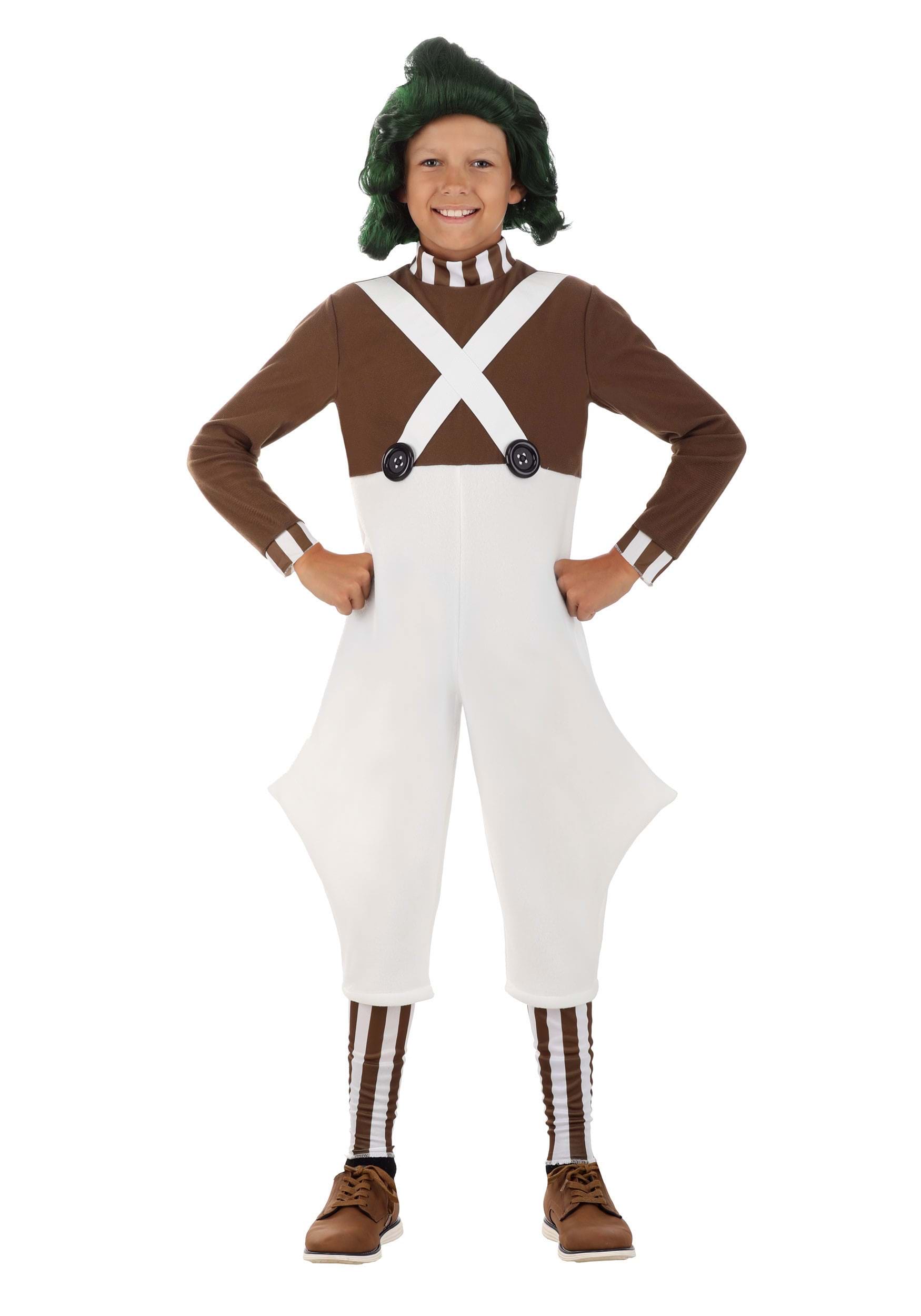 Willy Wonka Oompa Loompa Costume for Kids