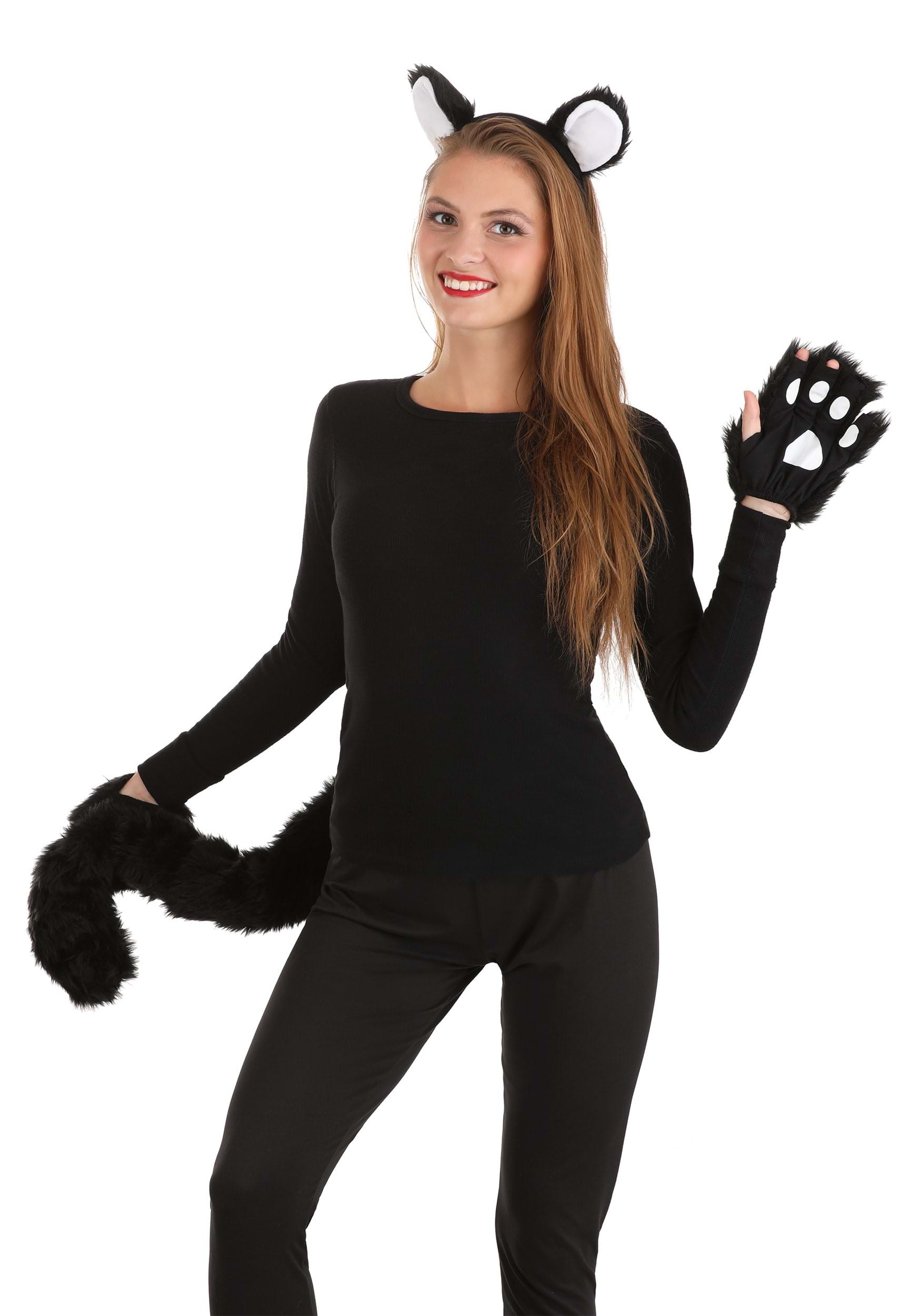 Deluxe Black Cat Costume Accessory Kit