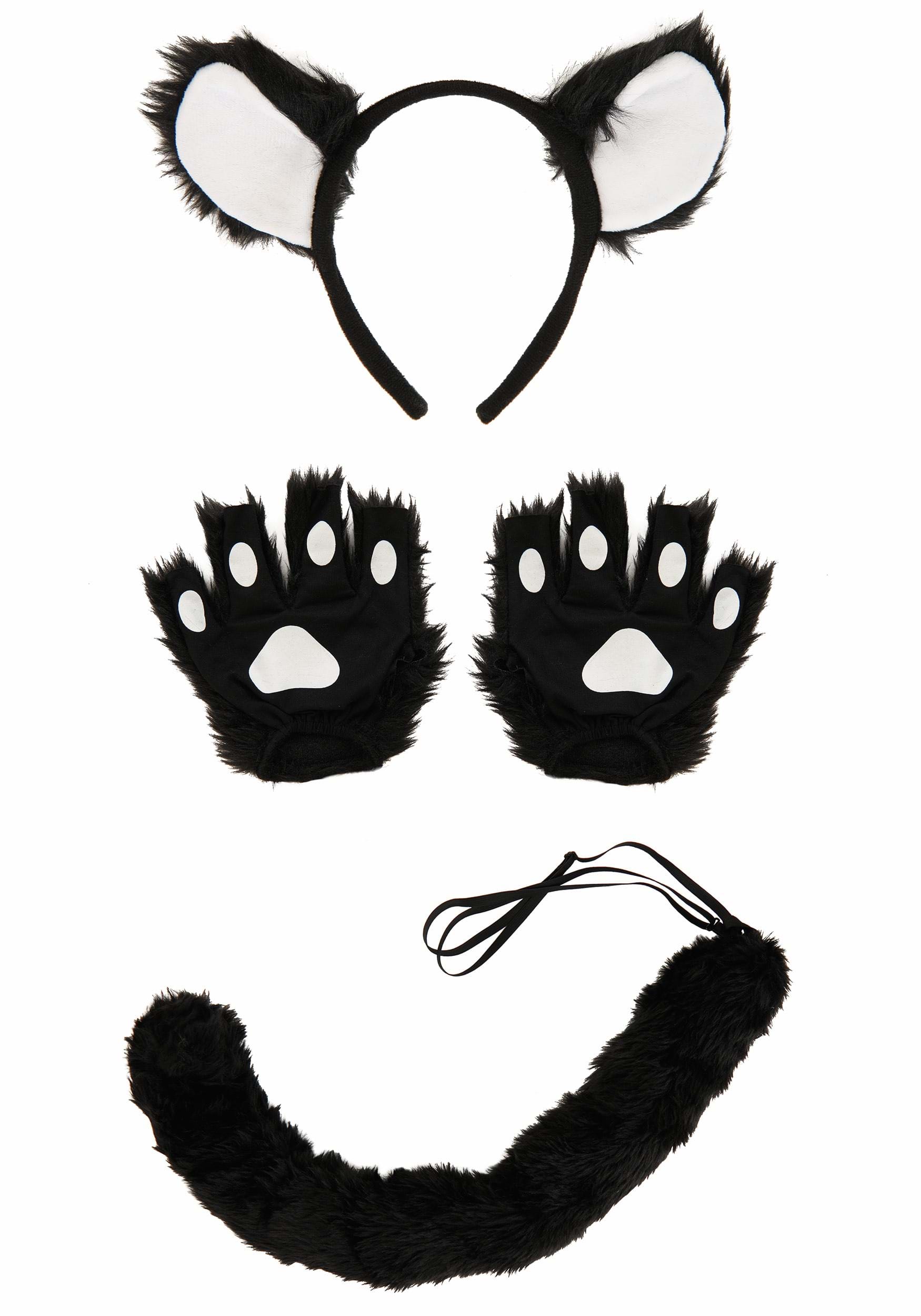 Deluxe Black Cat Costume Accessory Kit