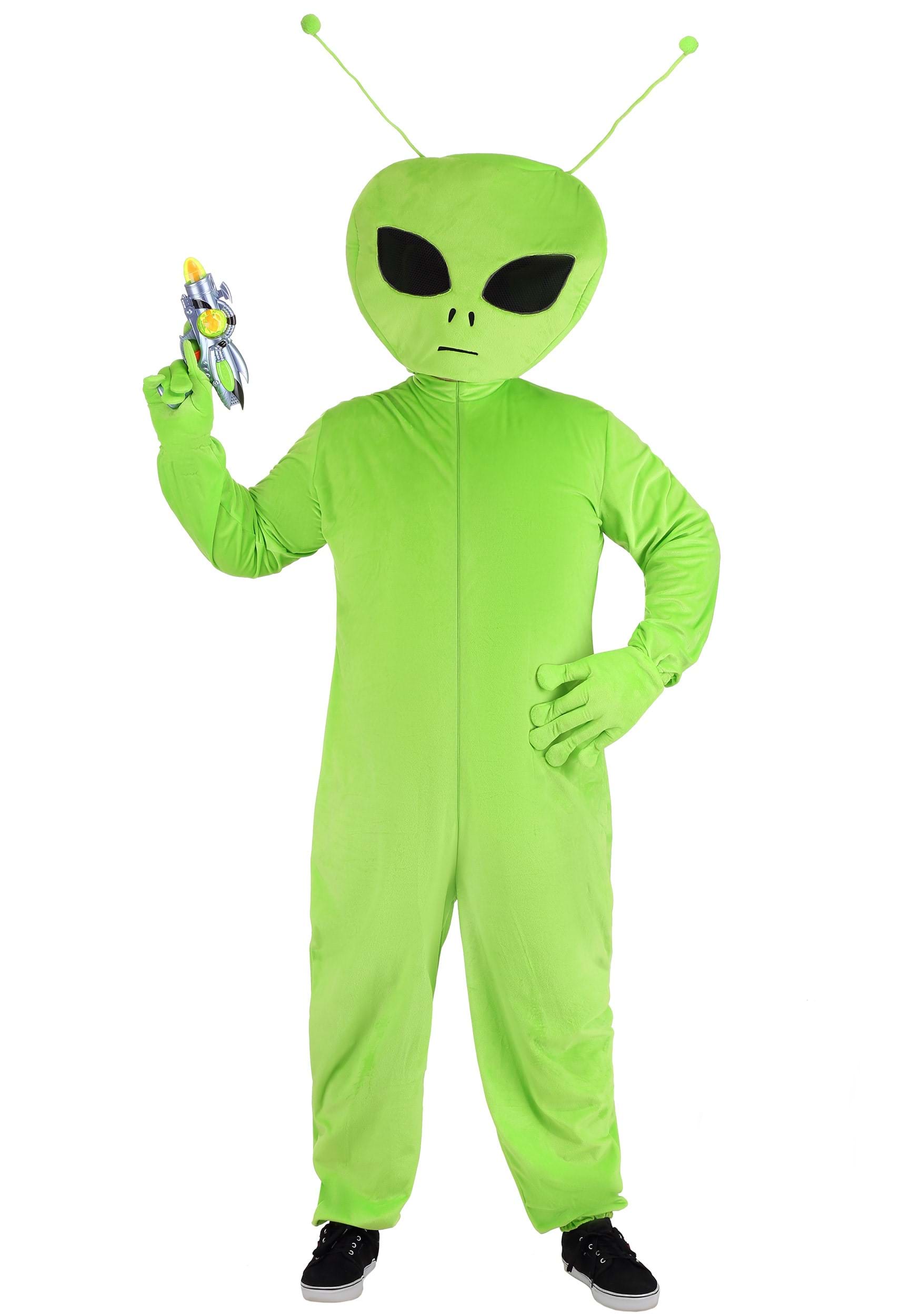 Adult Plus Size Oversized Alien Costume