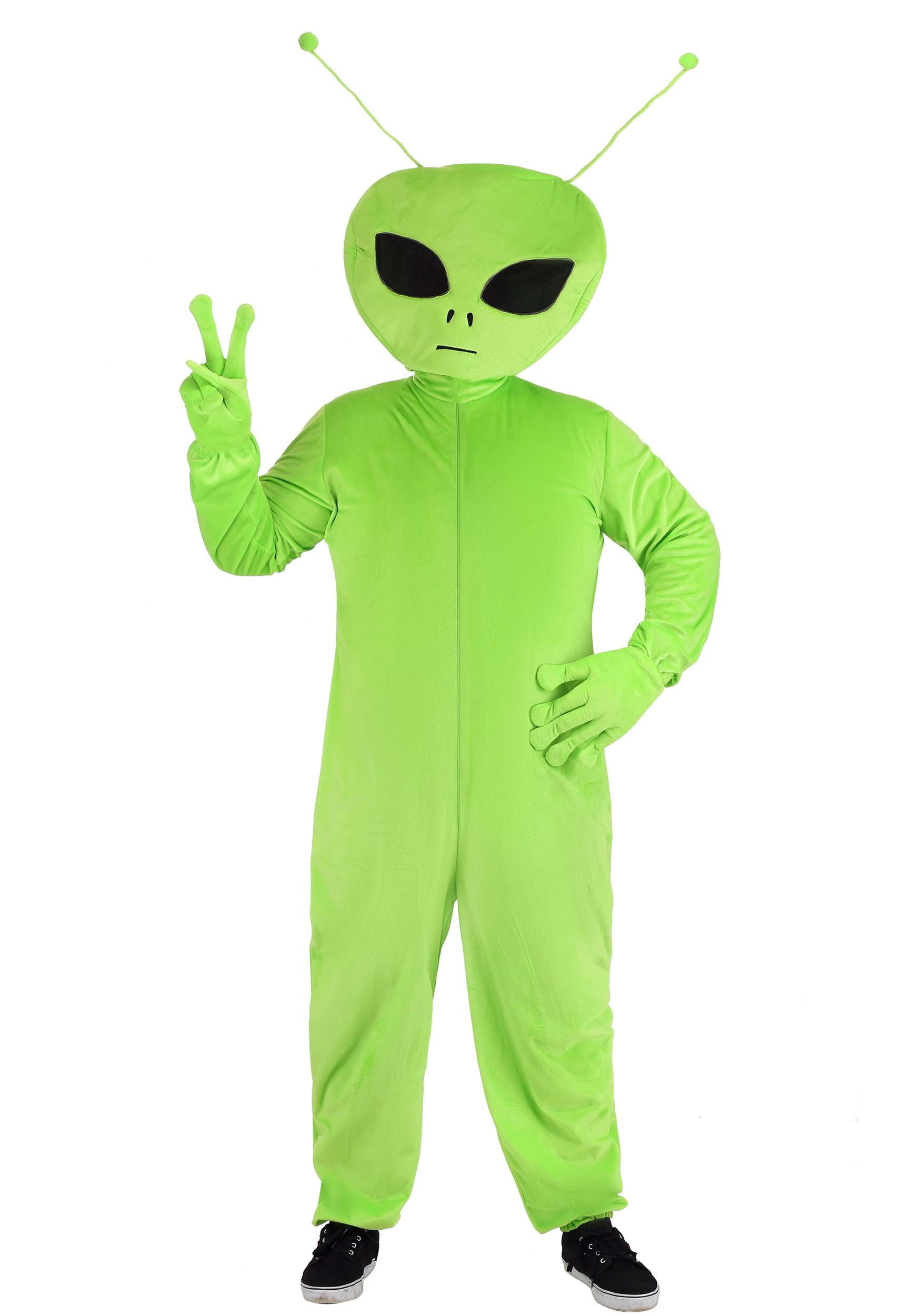 Adult Plus Size Oversized Alien Costume