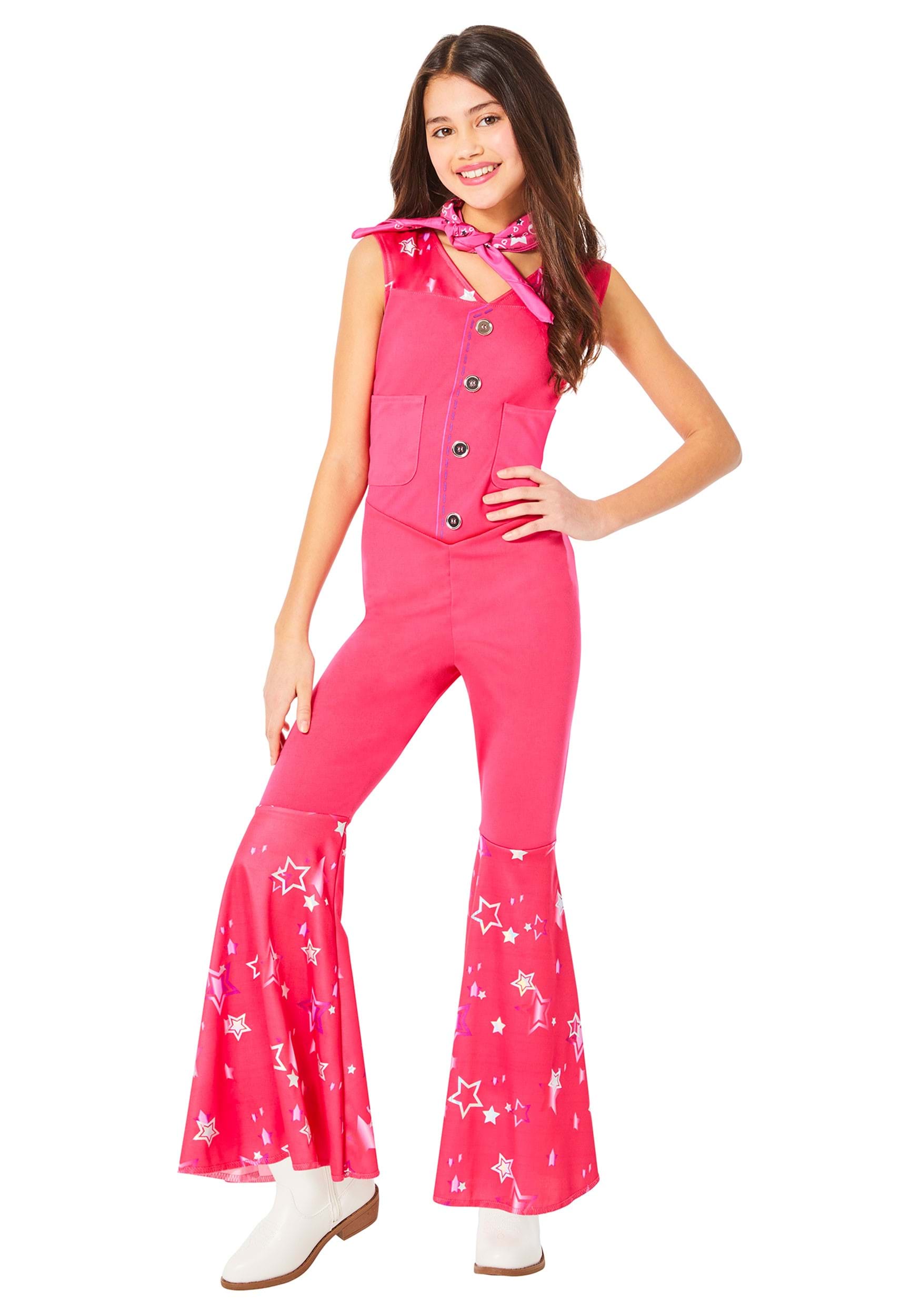 Girl's Barbie Movie Barbie Cowgirl Costume 1 Girl's Barbie Movie Barbie Cowgirl Costume