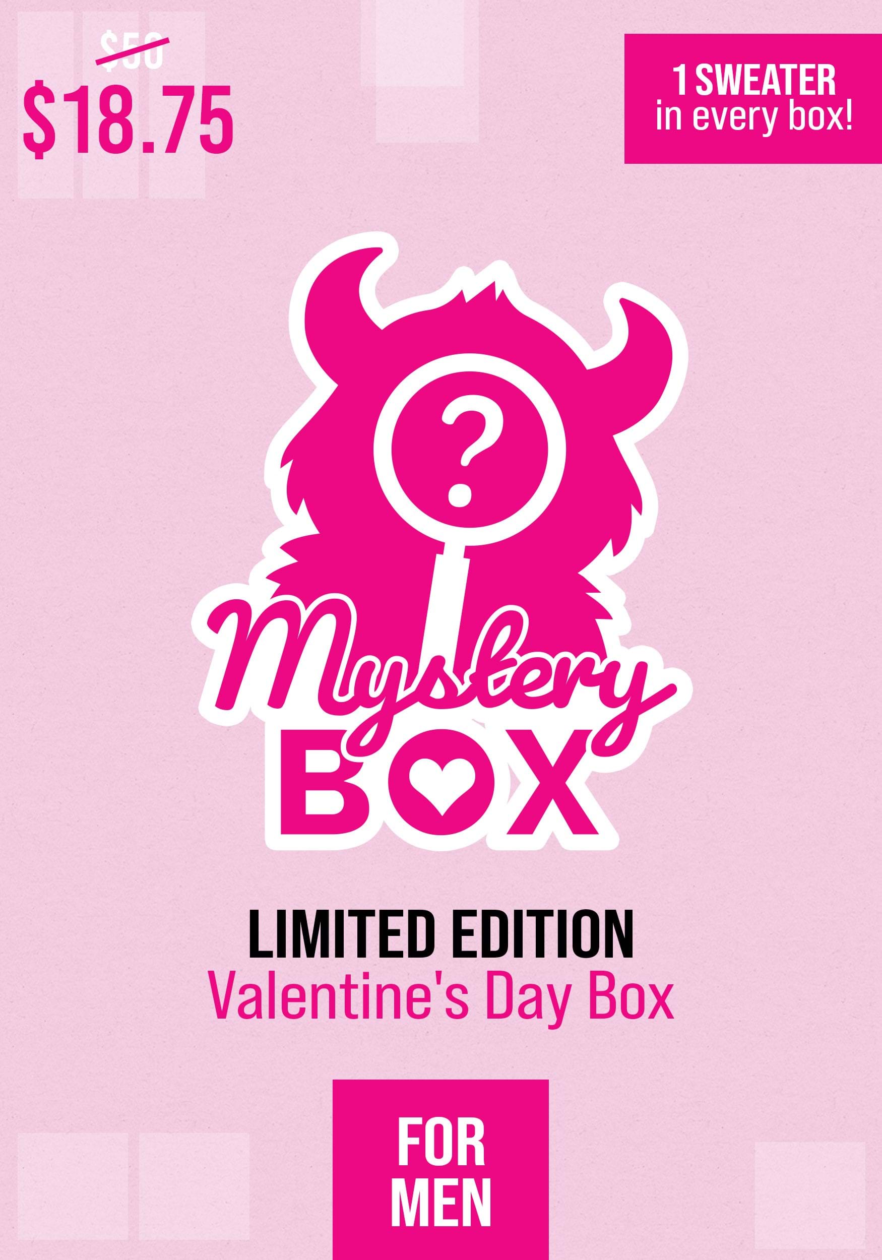 Valentine's Day Mystery Box for Men