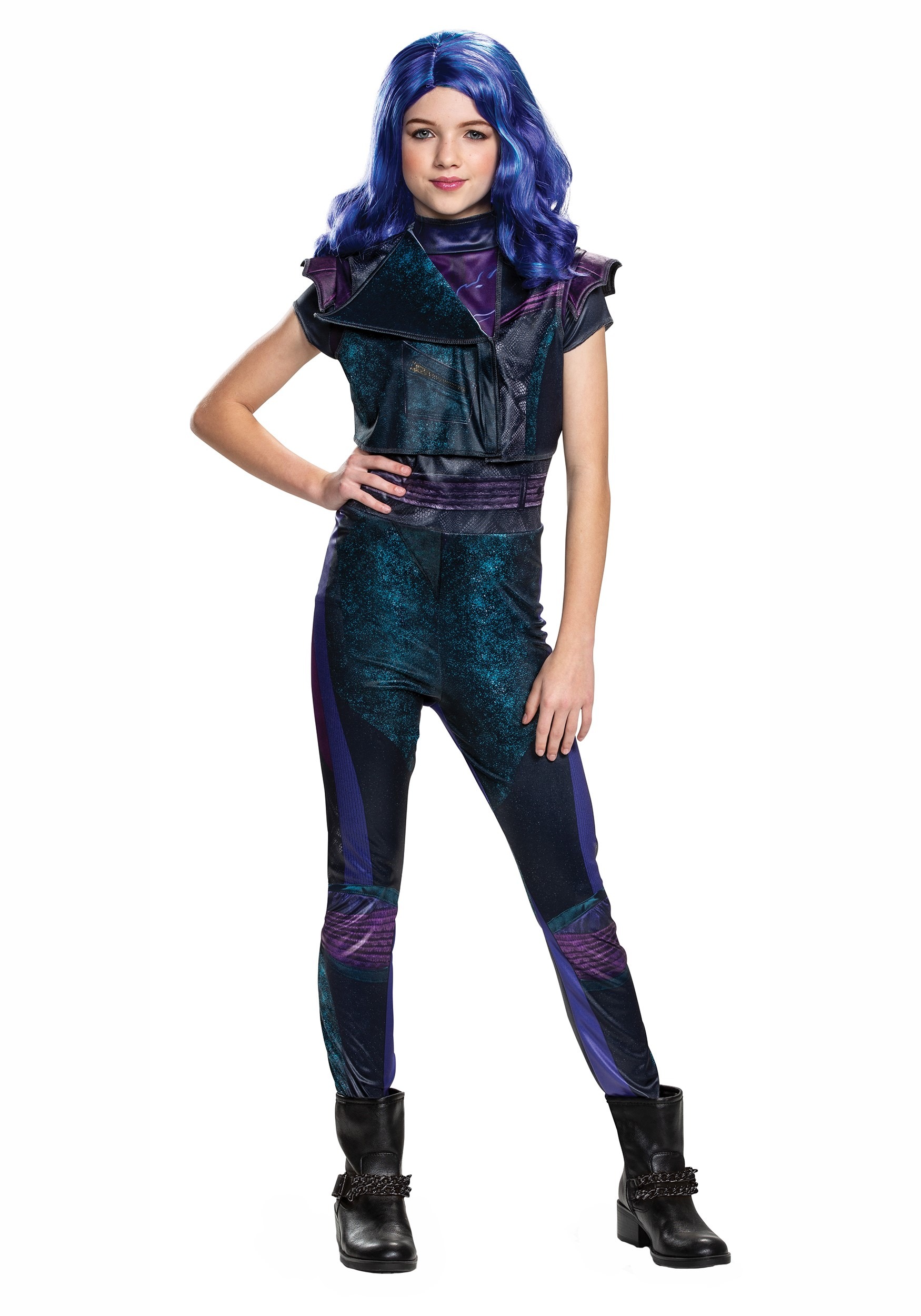Disney Descendants 3 Girls Mal Classic Costume